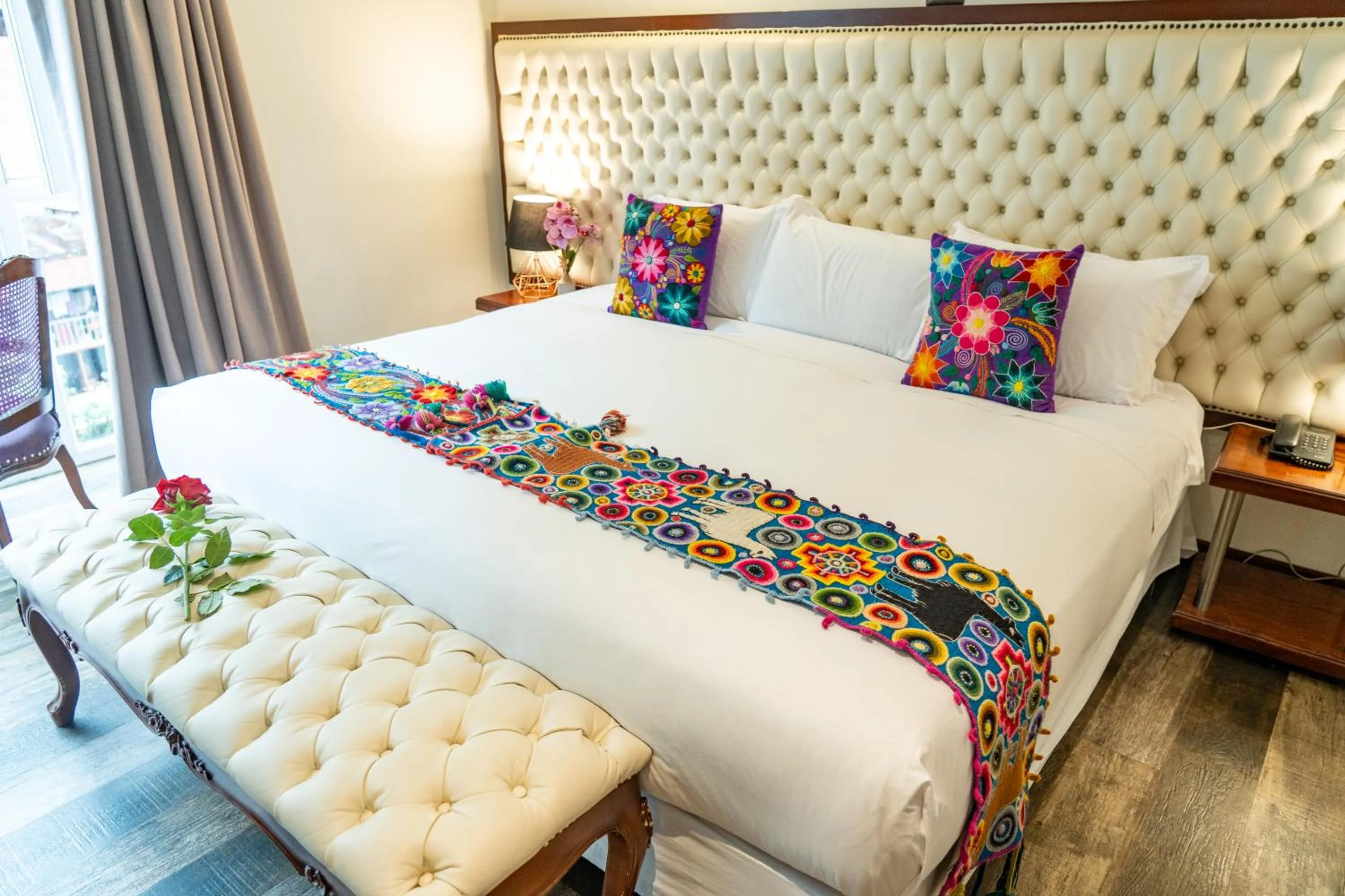 Bed in Jaya Machu Picchu Boutique Hotel