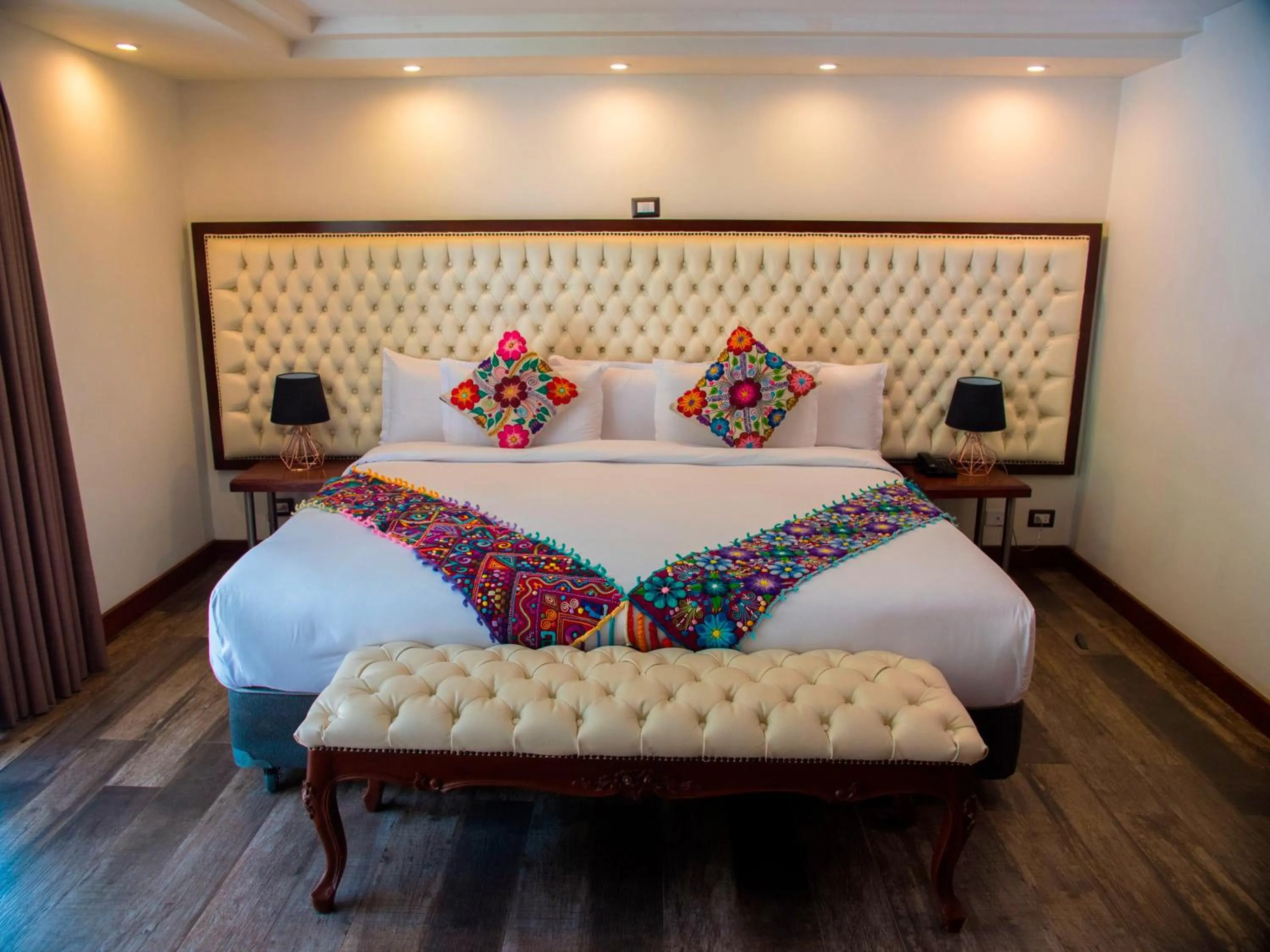Bed in Jaya Machu Picchu Boutique Hotel