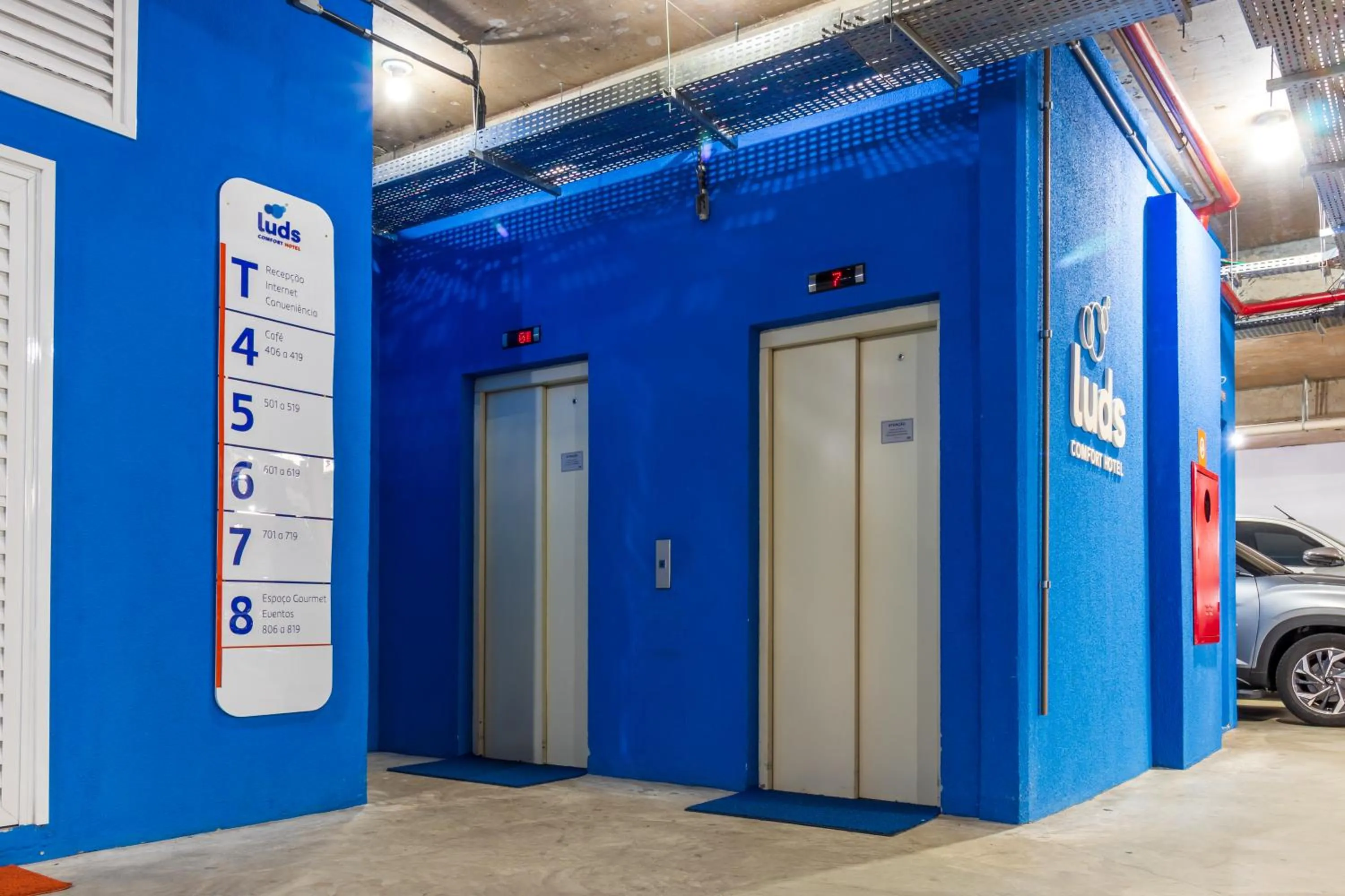 Parking in Luds Comfort Hotel