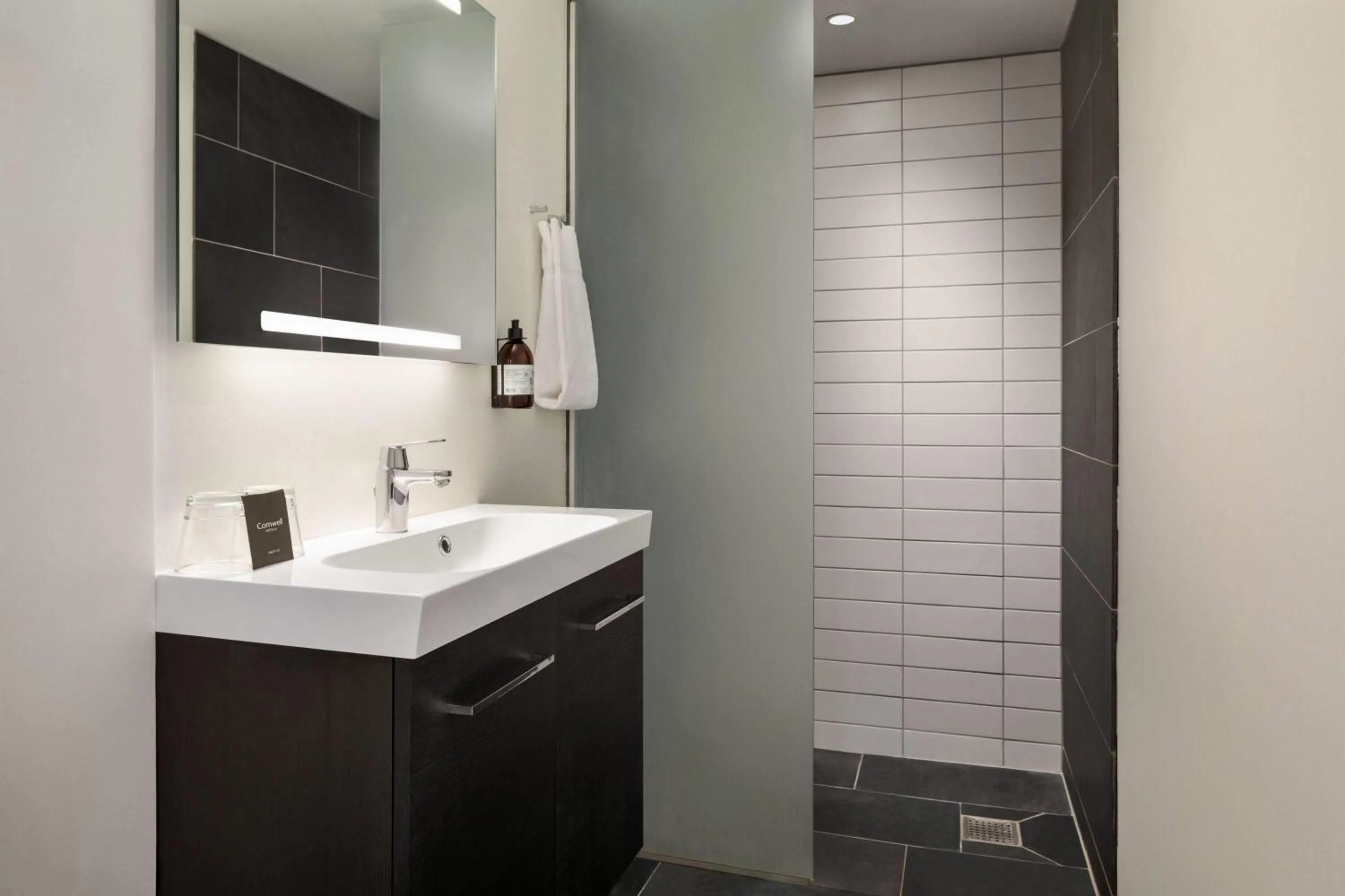 Bathroom in Comwell Hvide Hus Aalborg, Dolce by Wyndham