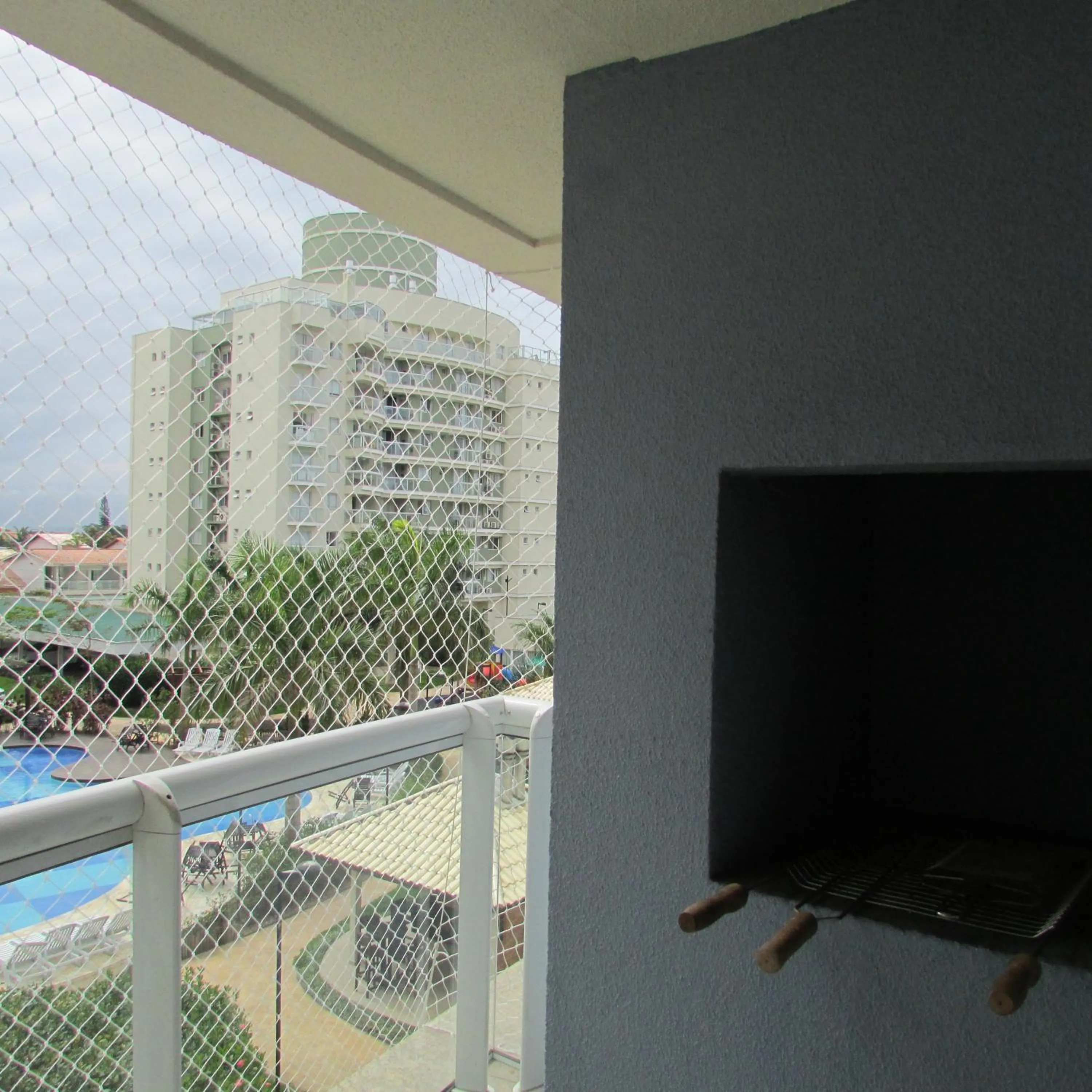 BBQ facilities in Apartamento em Condominio na Penha