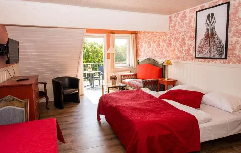 Bed in Hotel Kommandørgården