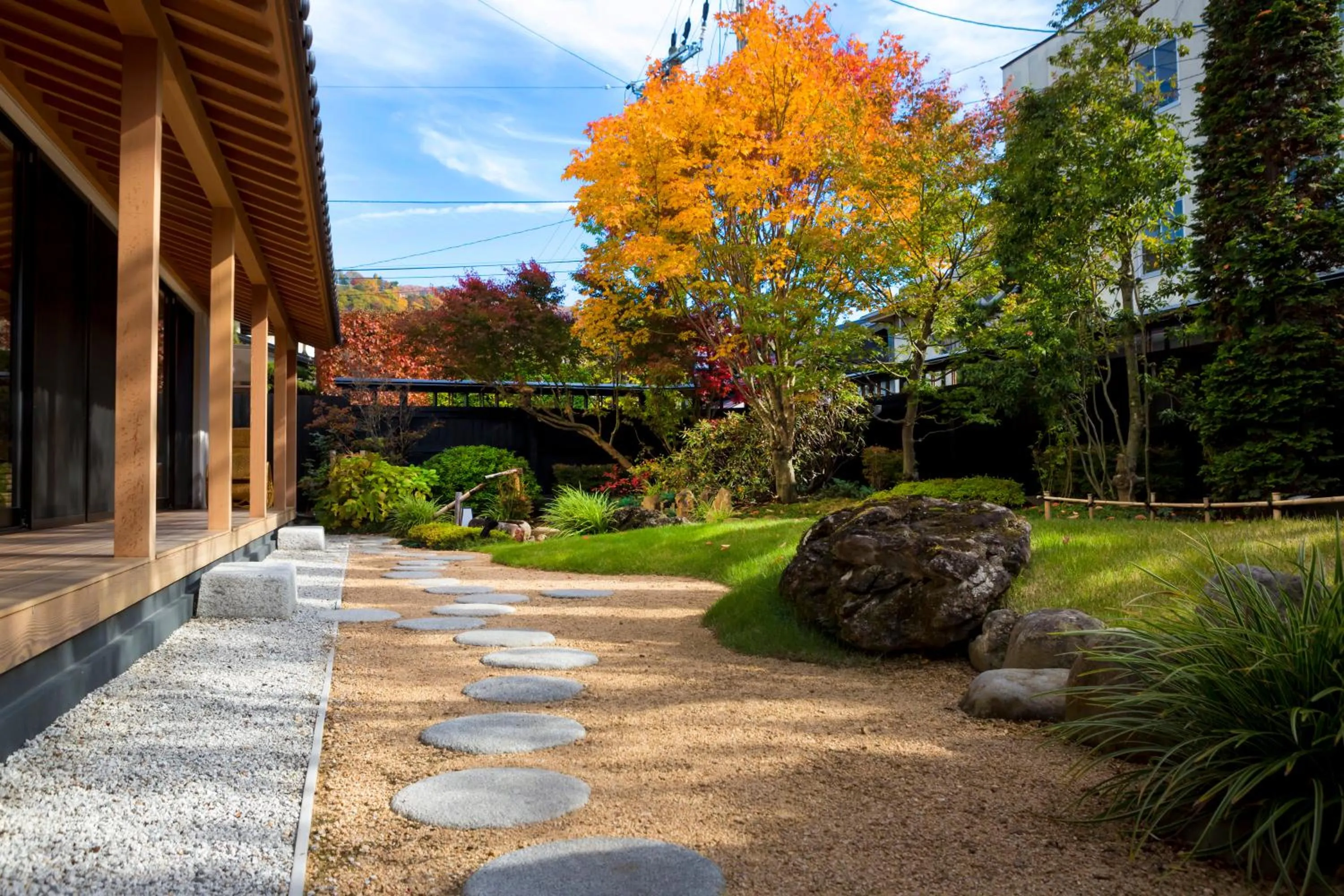 Garden view in Sui Suwako