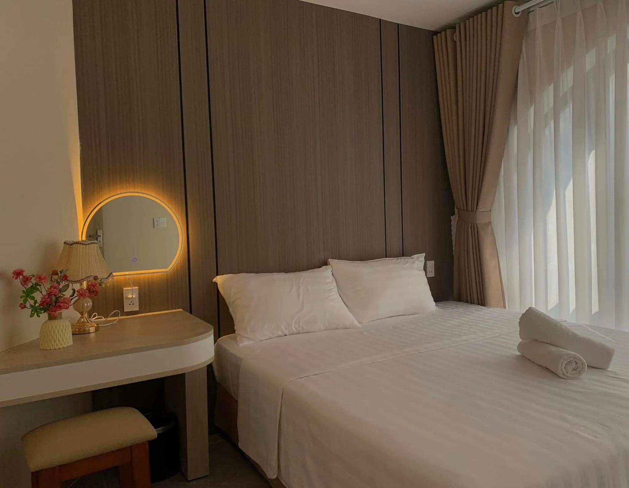 Bed in Diamond Sea Hotel