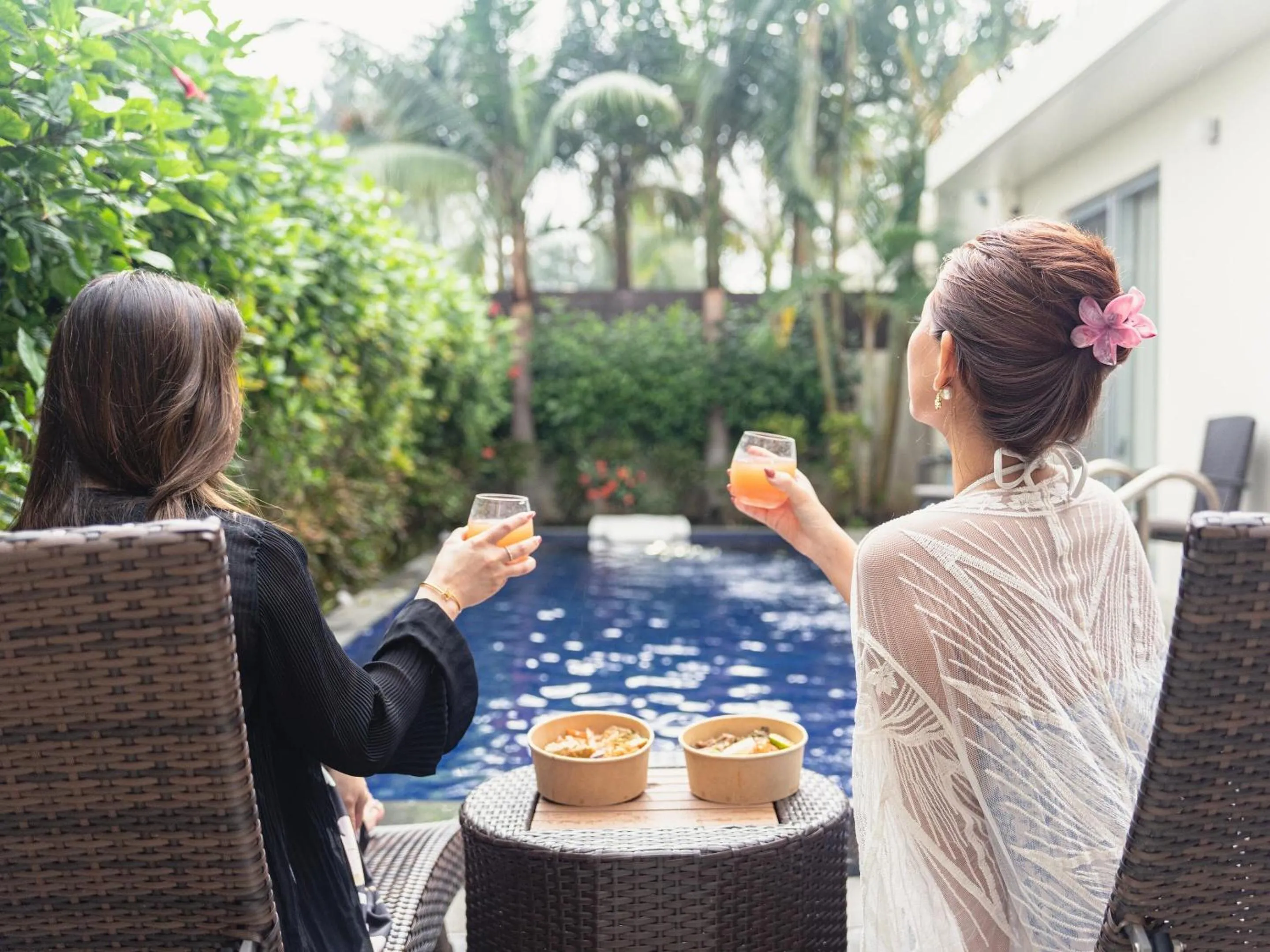 Breakfast in Pool Villa Imadomari by Coldio Premium