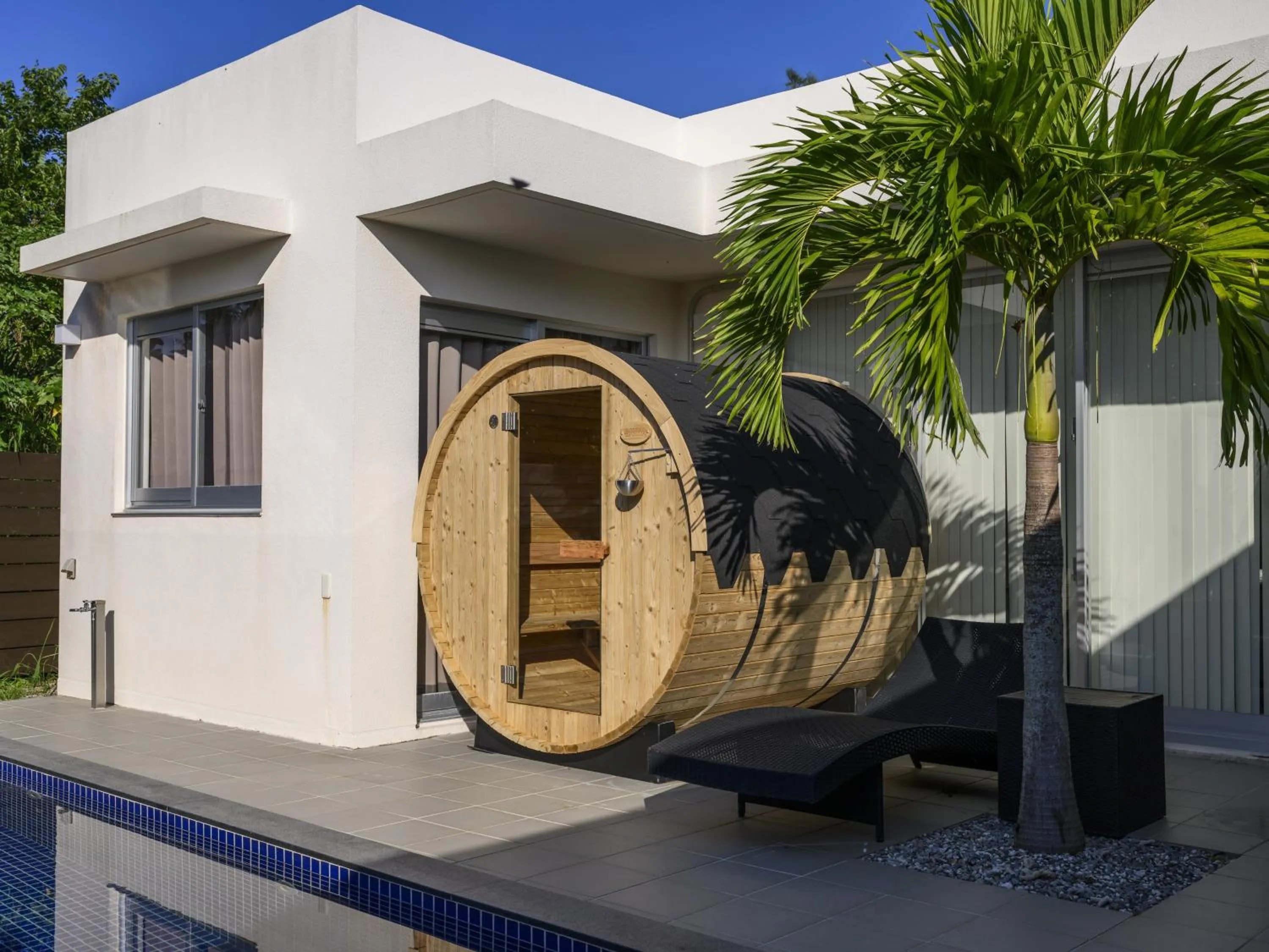 Sauna in Pool Villa Imadomari by Coldio Premium