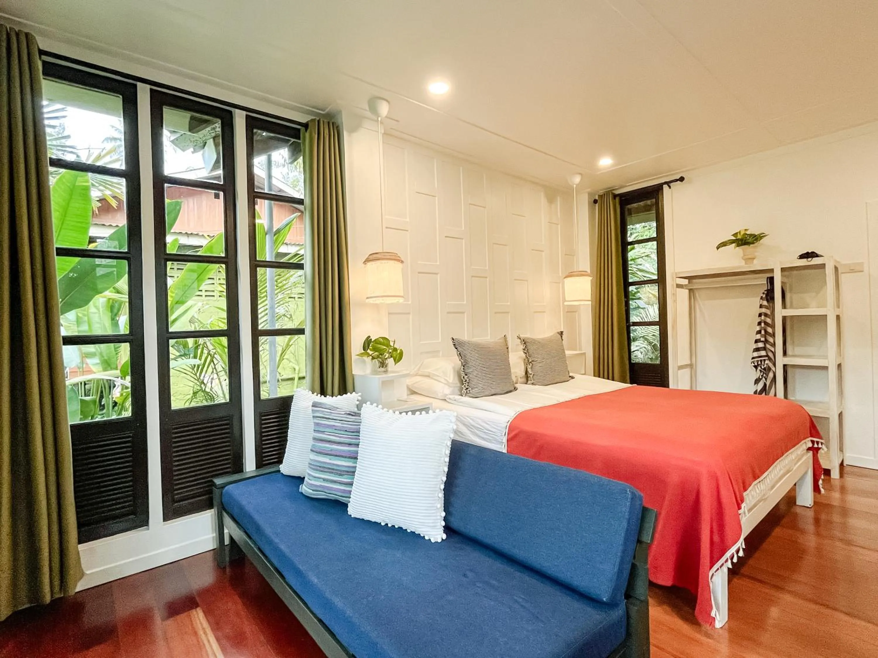 Bedroom, Bed in Baan Bua Cottage