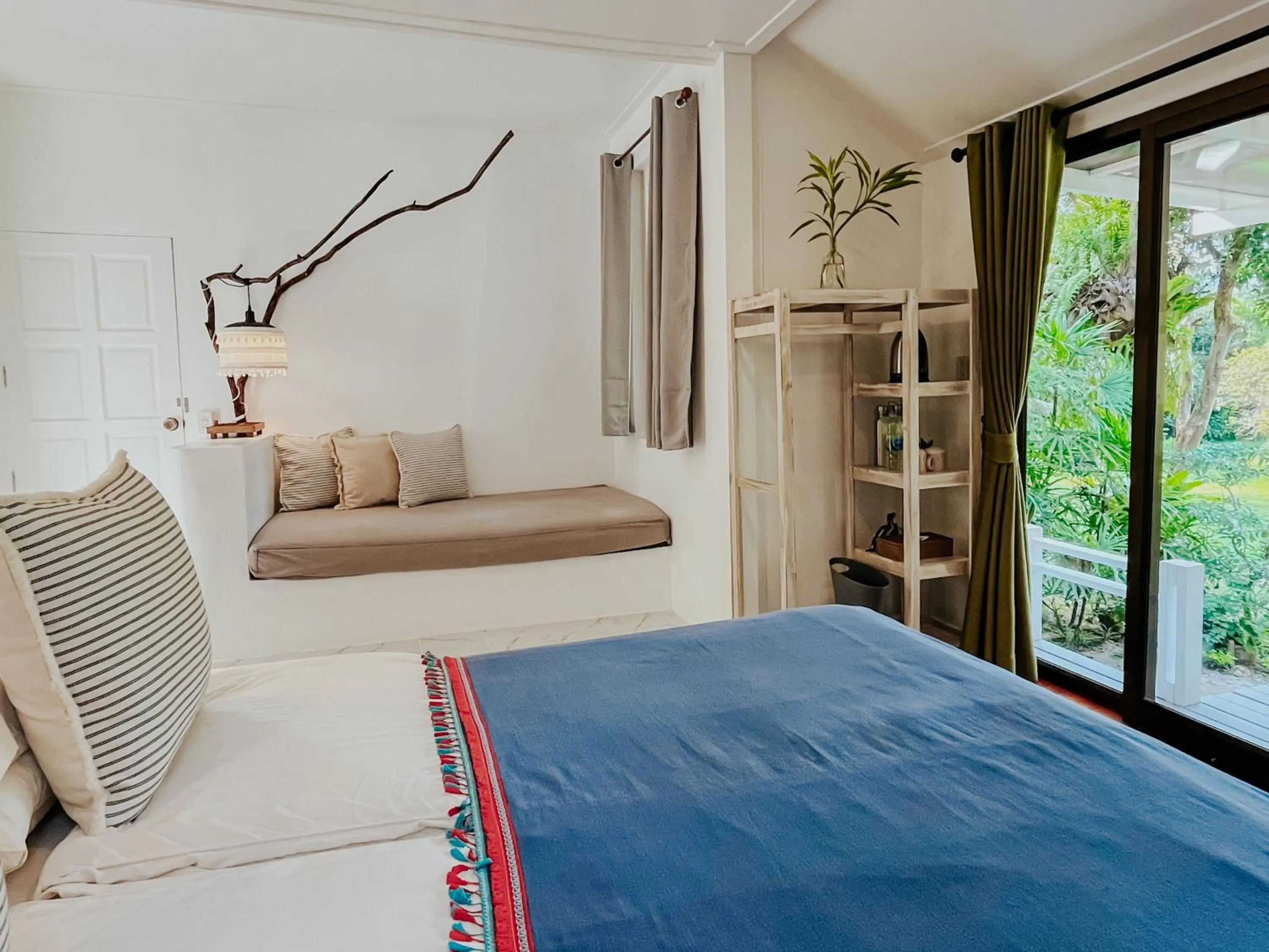 Bedroom, Bed in Baan Bua Cottage