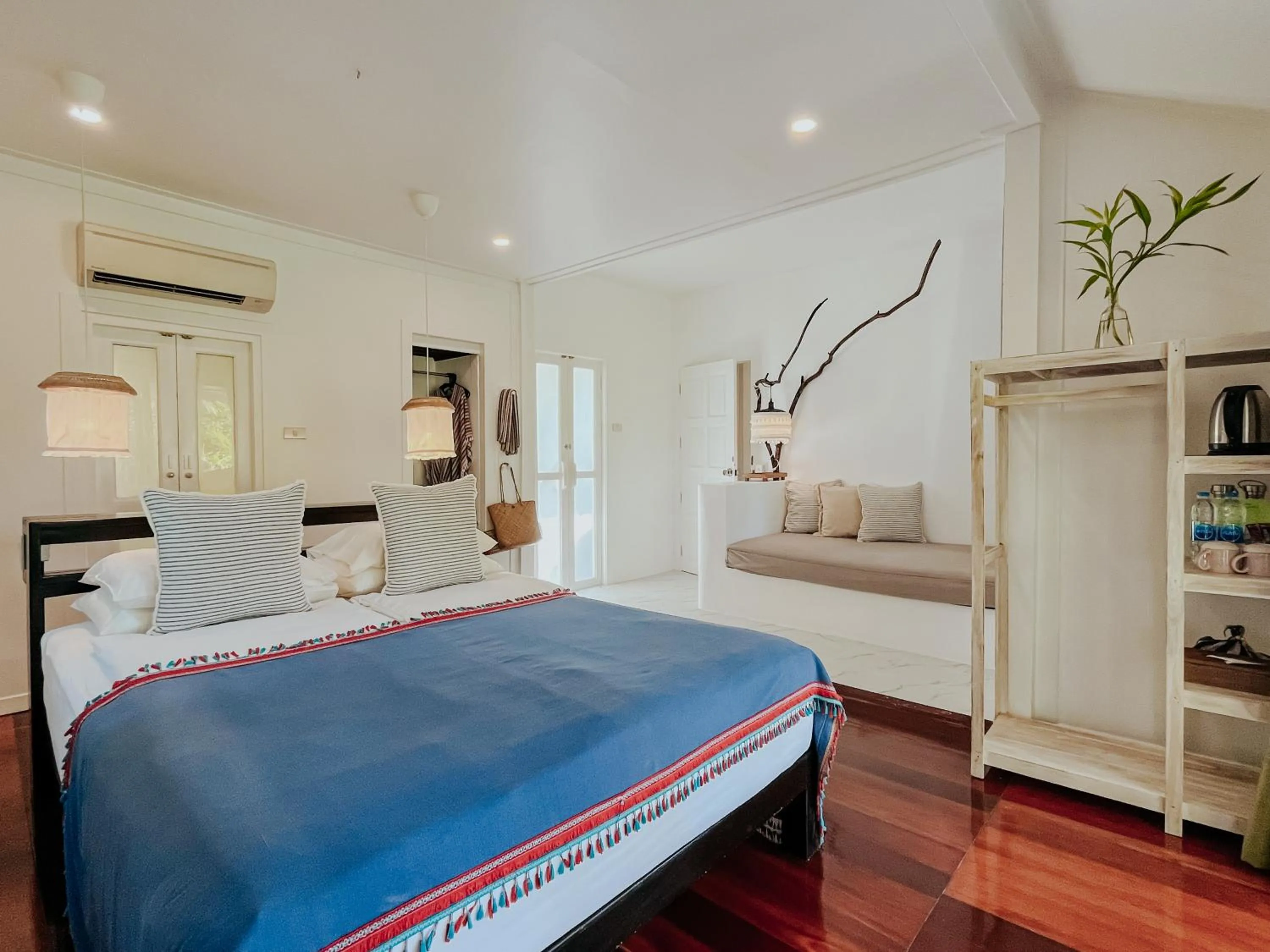 Bedroom, Bed in Baan Bua Cottage