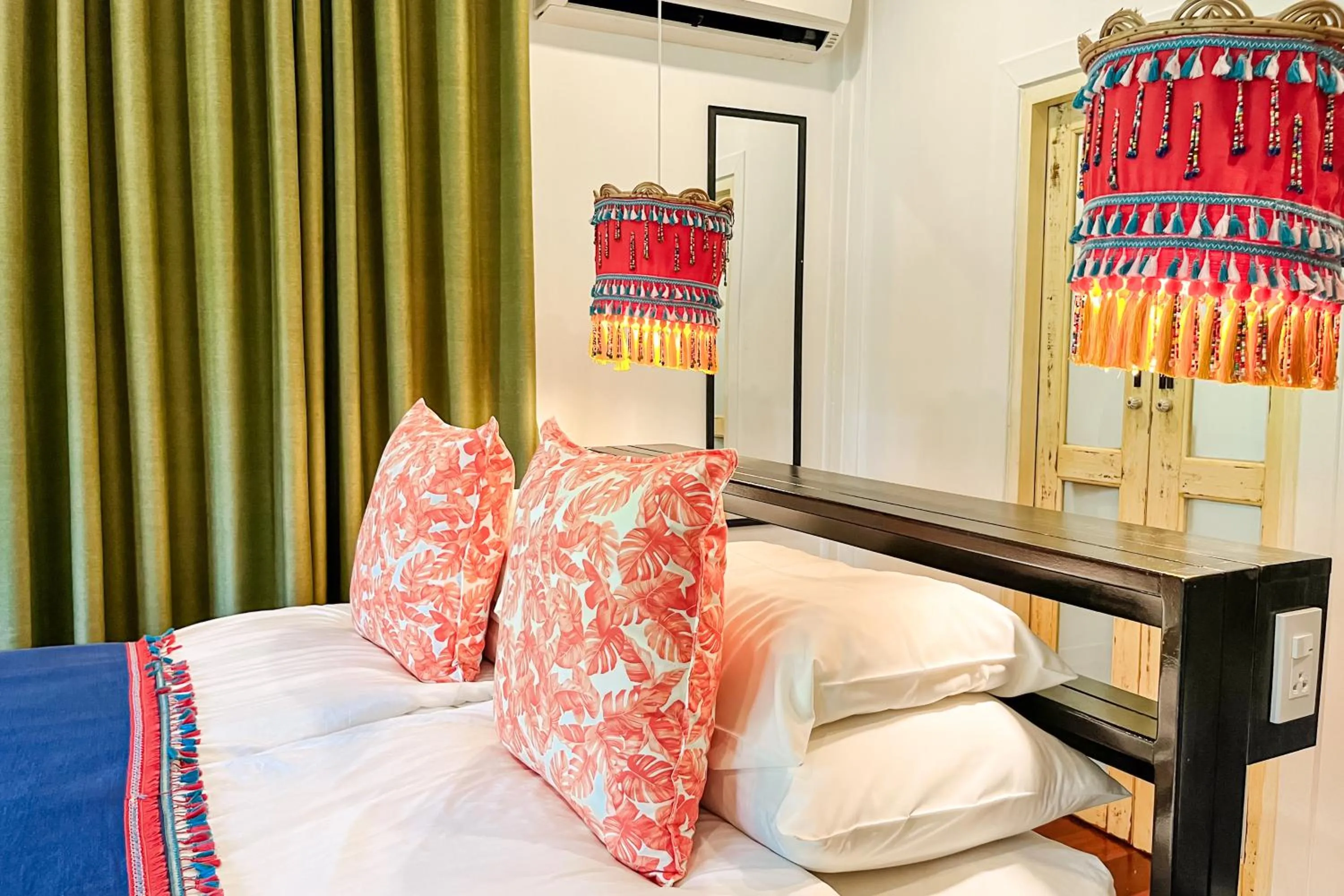 Bedroom, Bed in Baan Bua Cottage