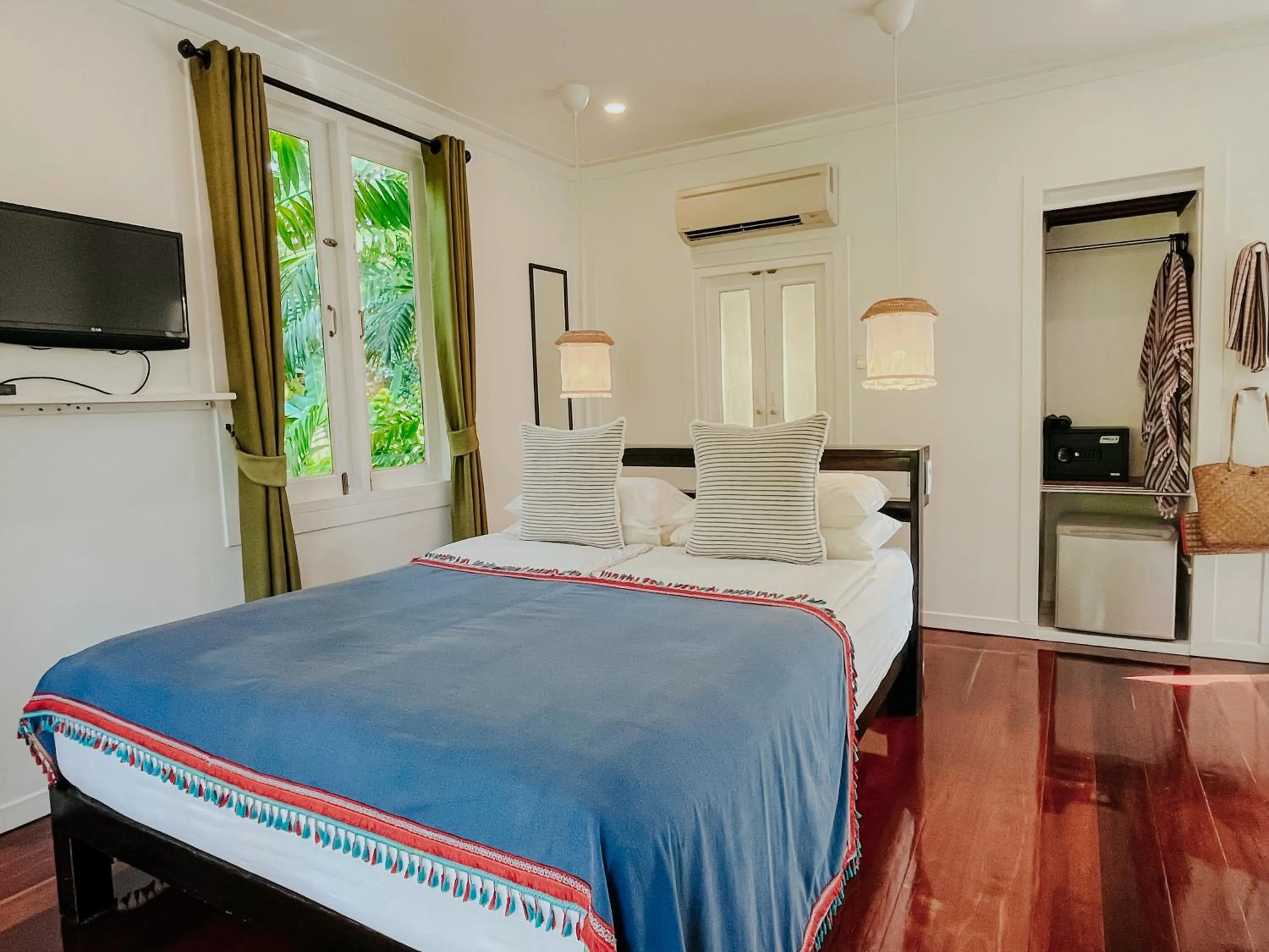 Bedroom, Bed in Baan Bua Cottage