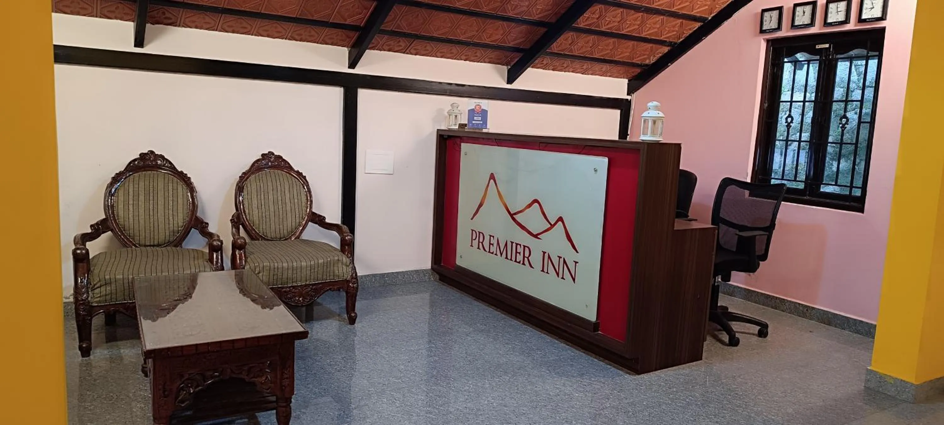 Lobby or reception in Premier Inn