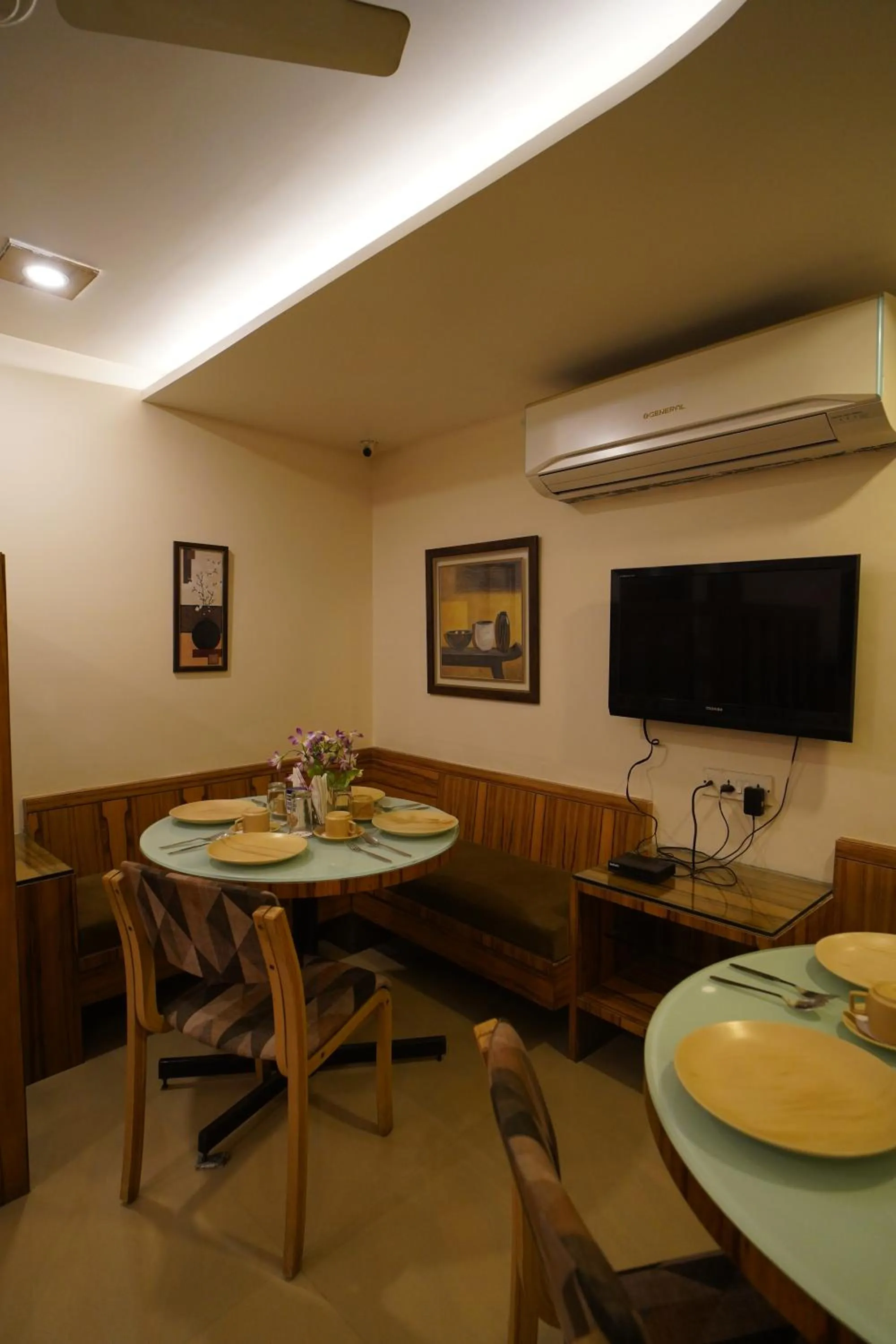 Dining area in Hotel GK Palace