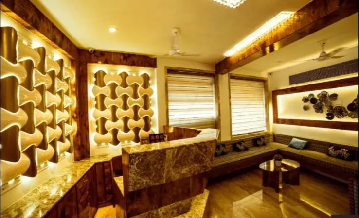 Seating area in Hotel GK Palace