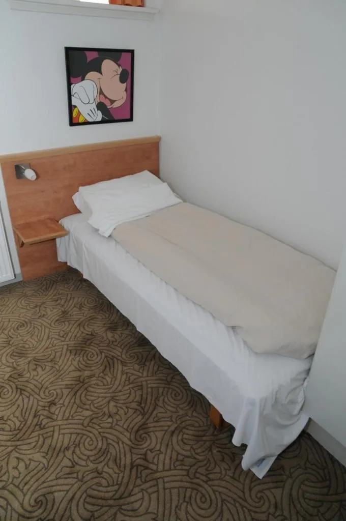 Bed in Hotel Hirtshals