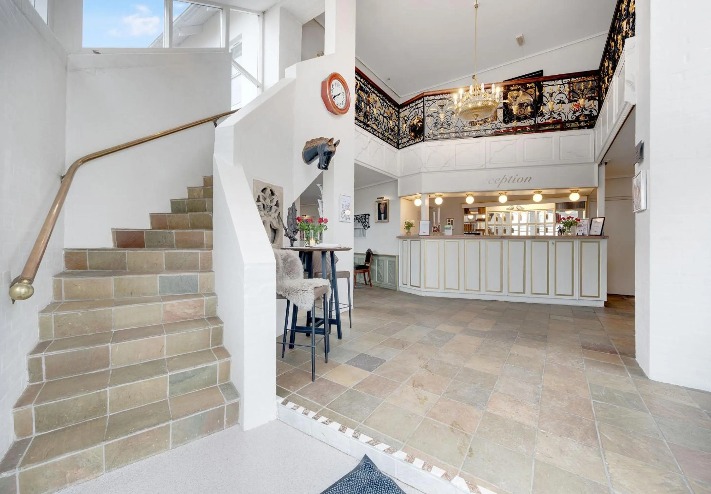 Lobby or reception in Hotel Hjallerup Kro