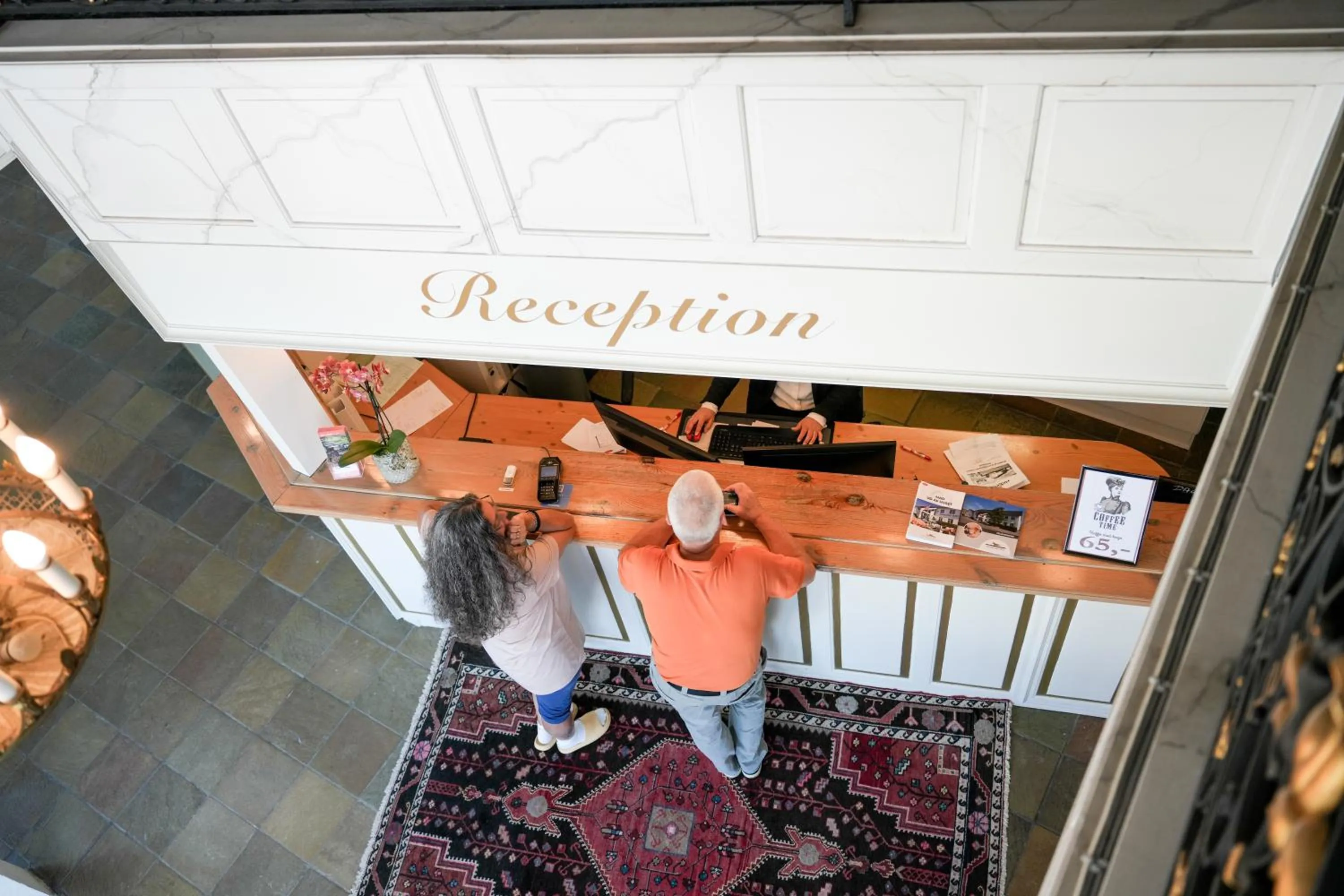 Lobby or reception in Hotel Hjallerup Kro