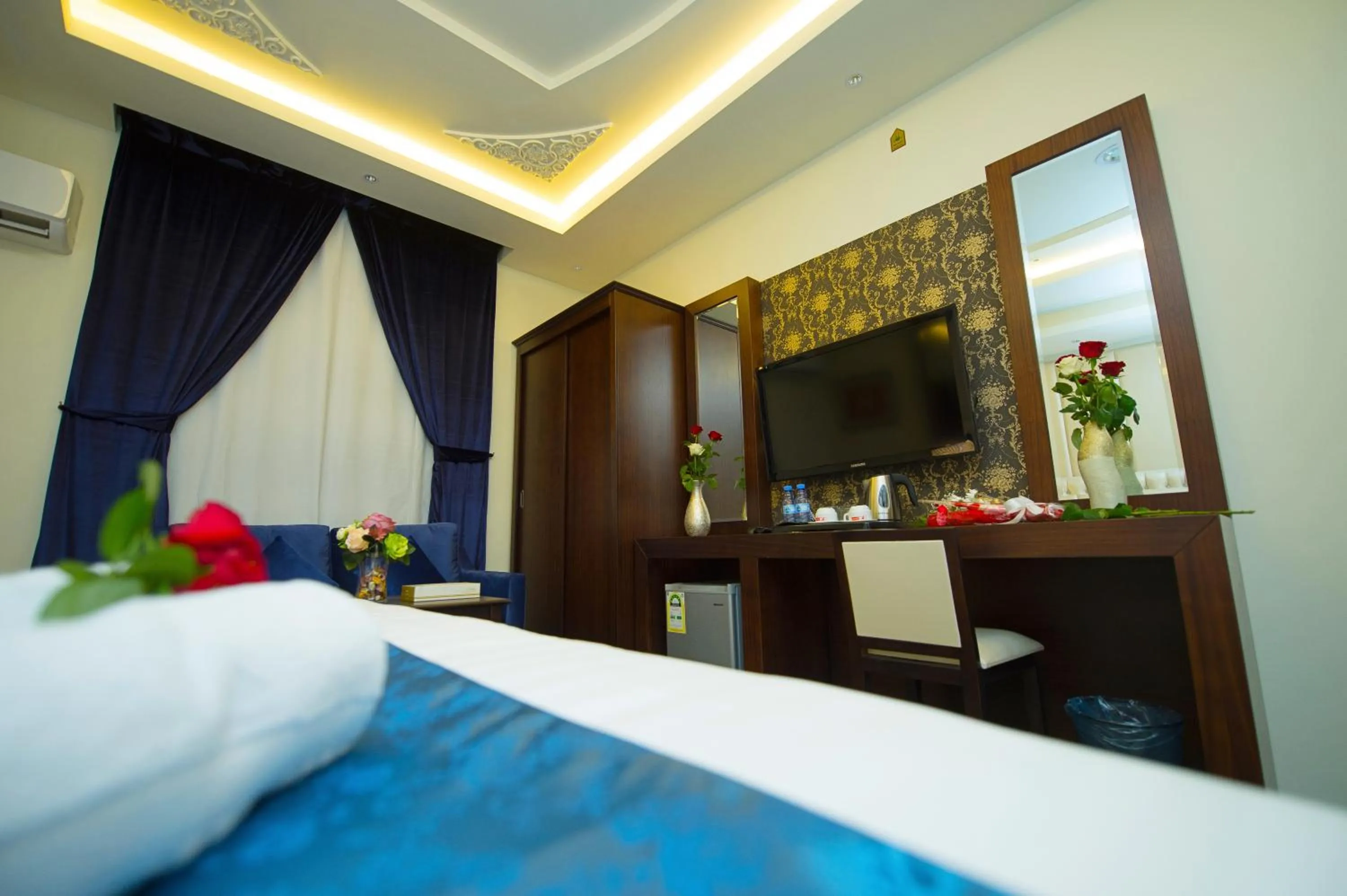 Bed in Rest Night Serviced Apartments Wadi Al Dawasir