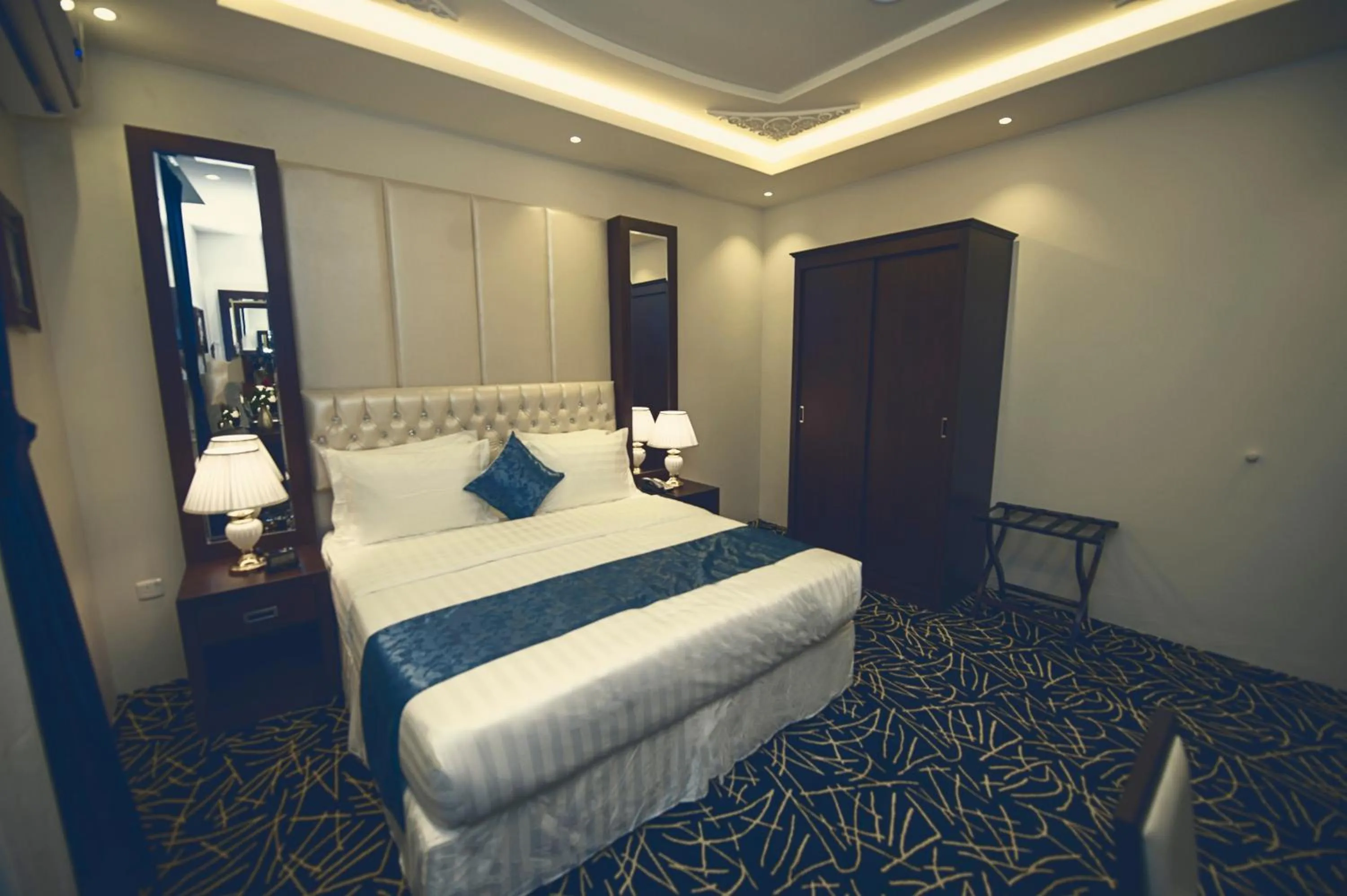 Bed in Rest Night Serviced Apartments Wadi Al Dawasir