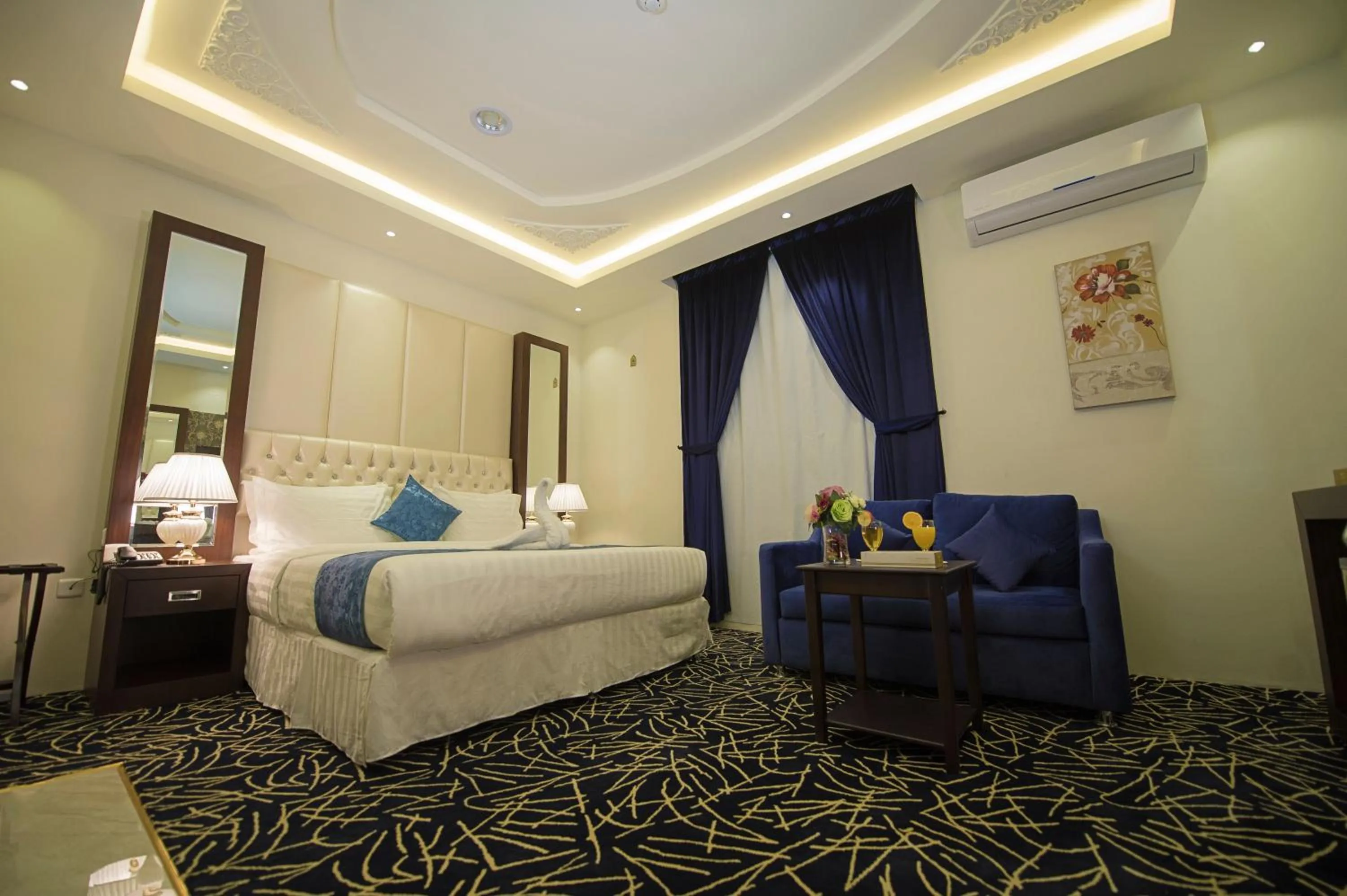 Bed in Rest Night Serviced Apartments Wadi Al Dawasir