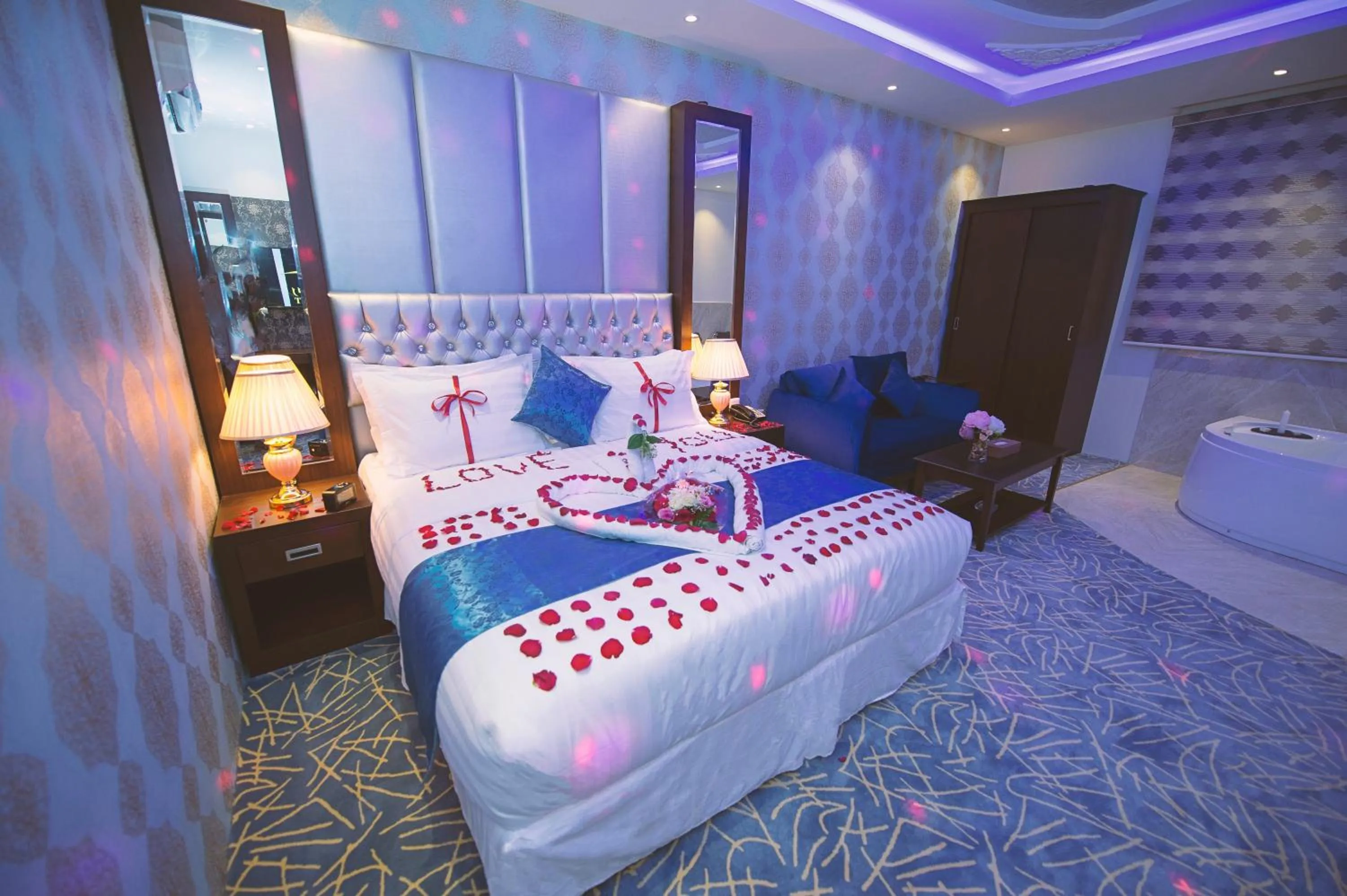 Bed in Rest Night Serviced Apartments Wadi Al Dawasir