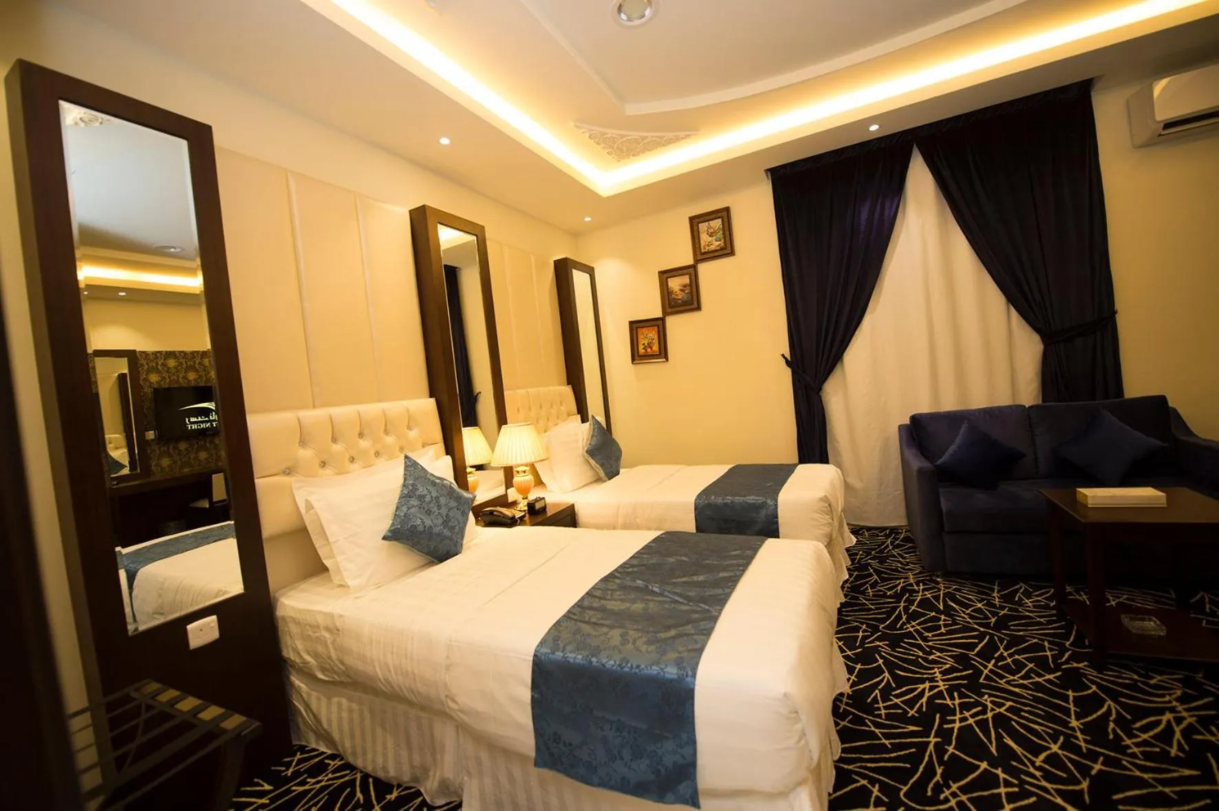 Bed in Rest Night Serviced Apartments Wadi Al Dawasir