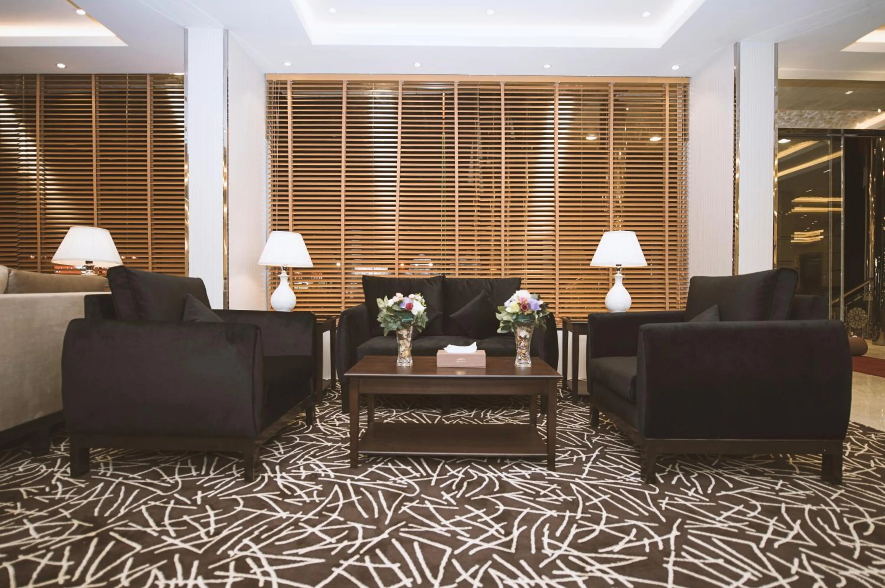 Seating area in Rest Night Serviced Apartments Wadi Al Dawasir