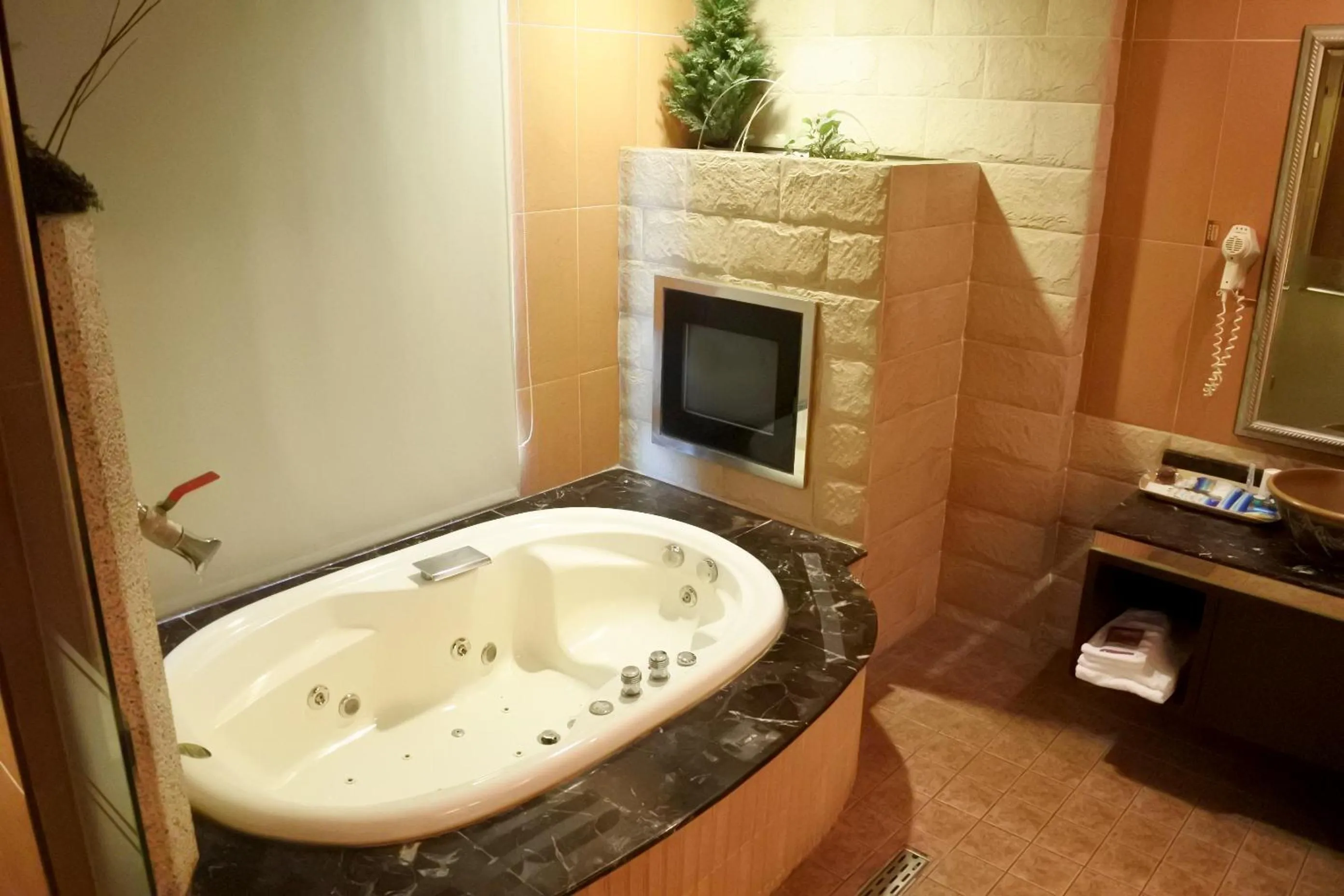 Bathroom in North Country Motel