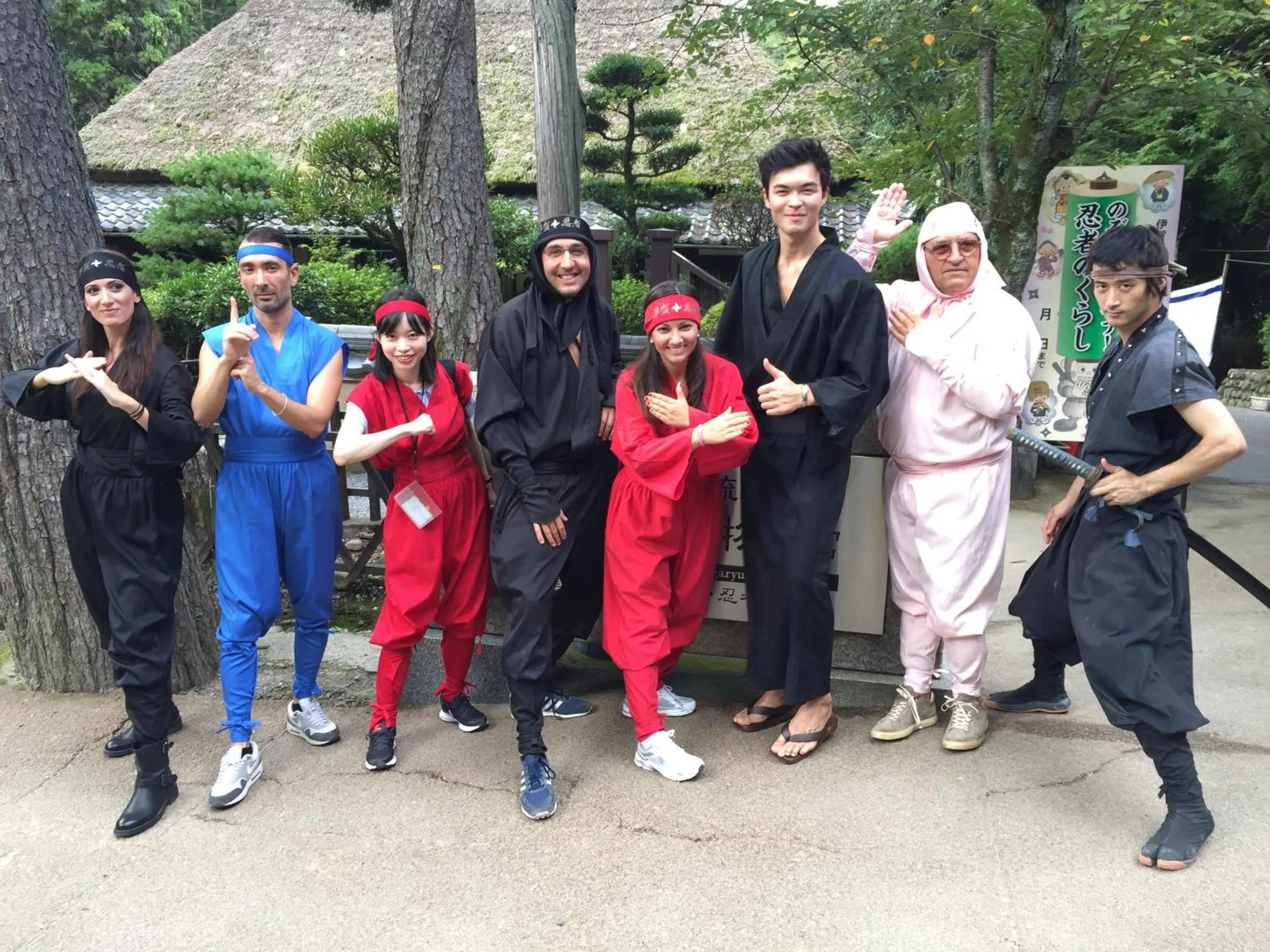 group of guests in Hill Hotel Sunpia Iga