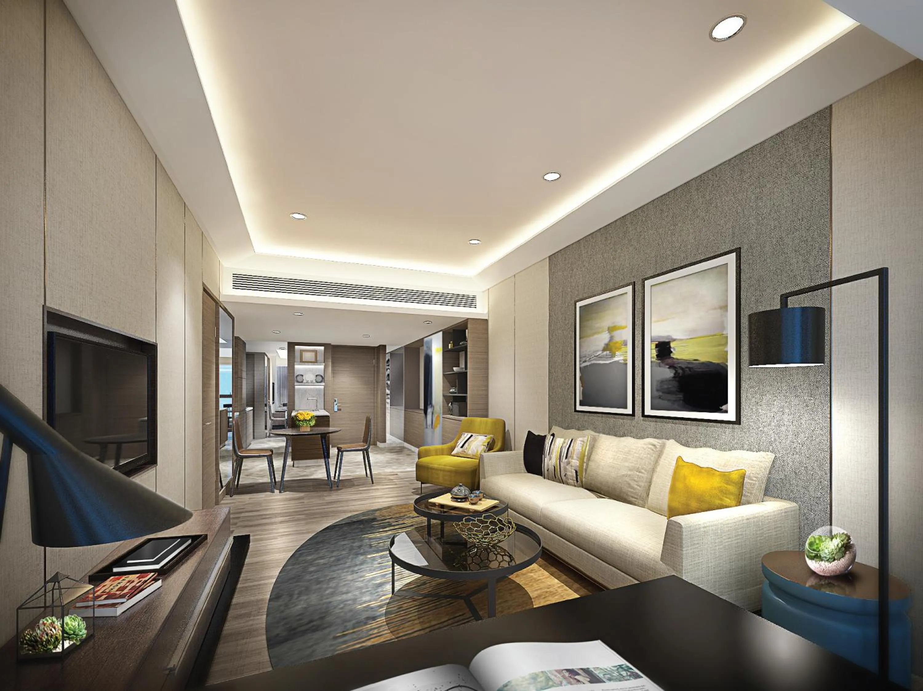 Communal lounge/ TV room in Modena by Fraser Changsha