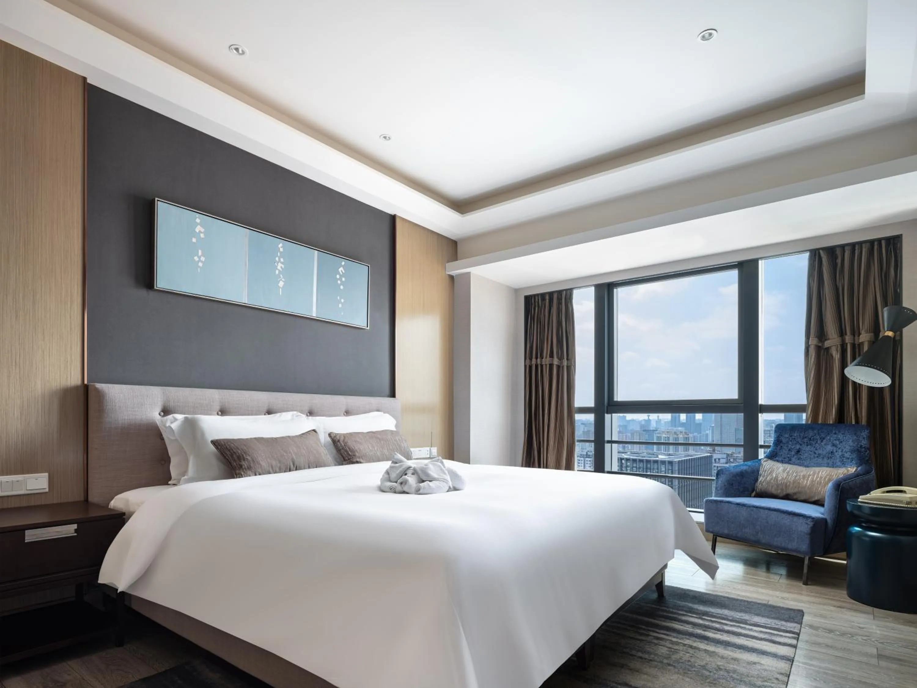 View (from property/room), Bed in Modena by Fraser Changsha