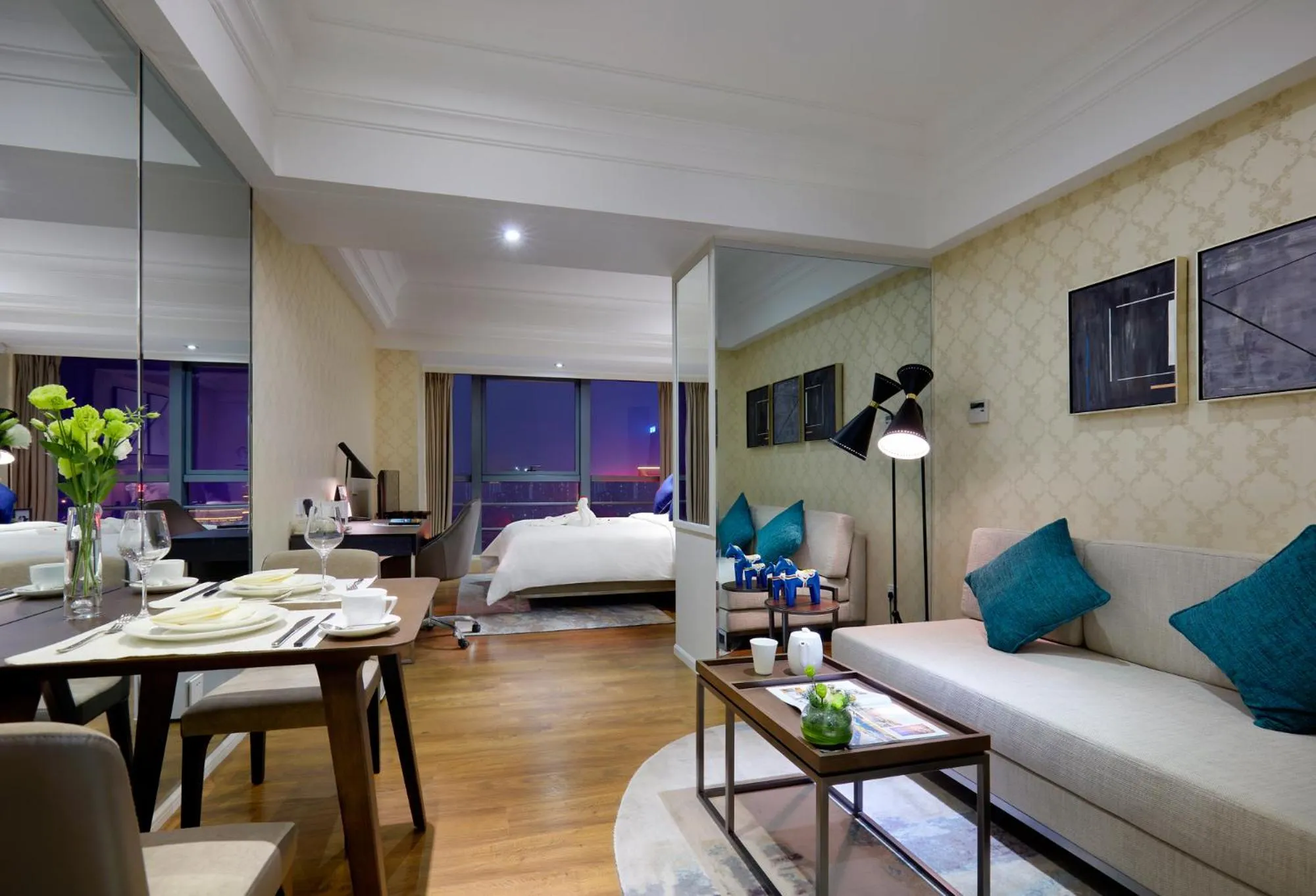 Living room, Bed in Modena by Fraser Changsha