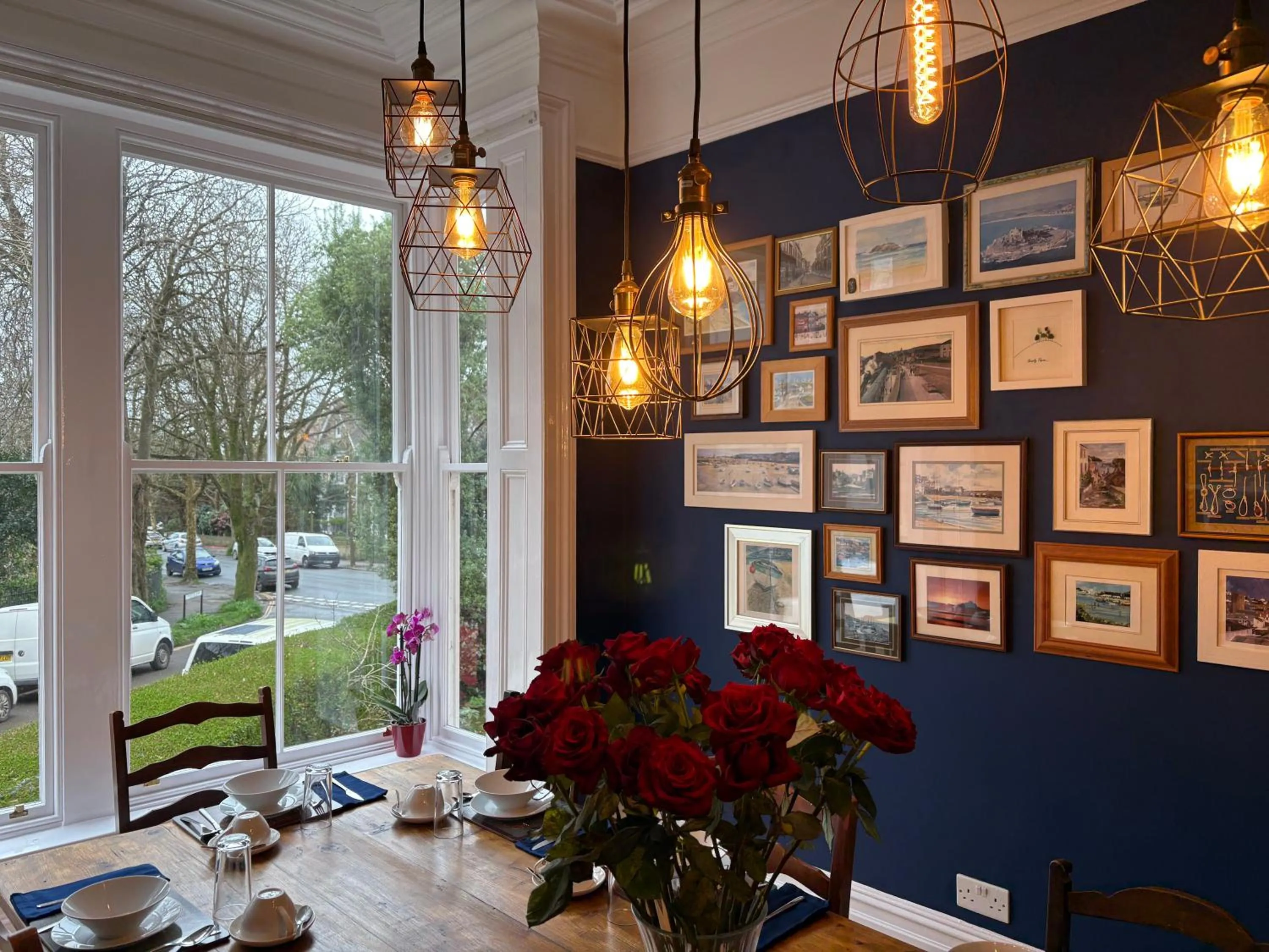 Seating area in Holbein House