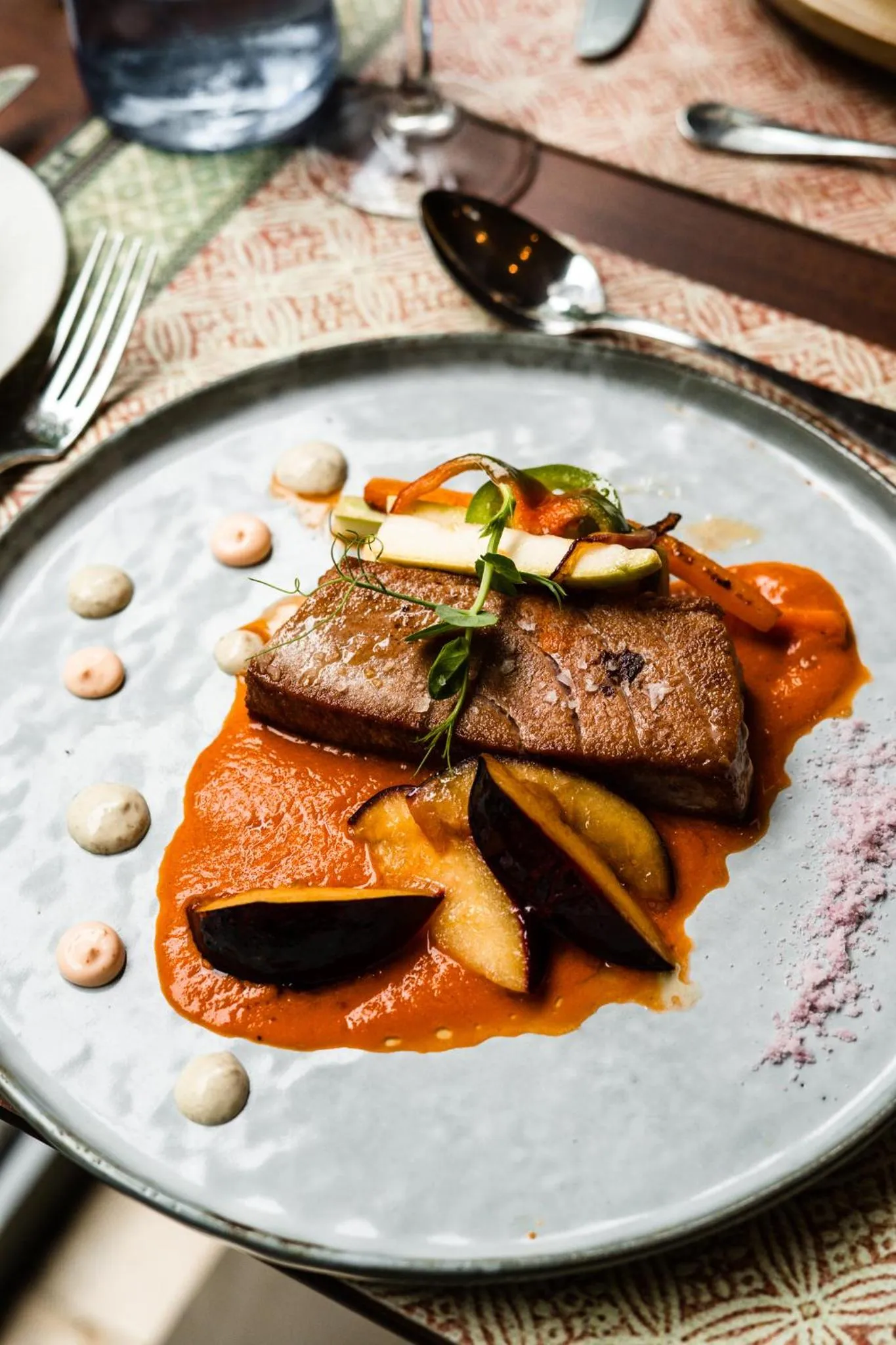 Food close-up in La Laguna Gran Hotel