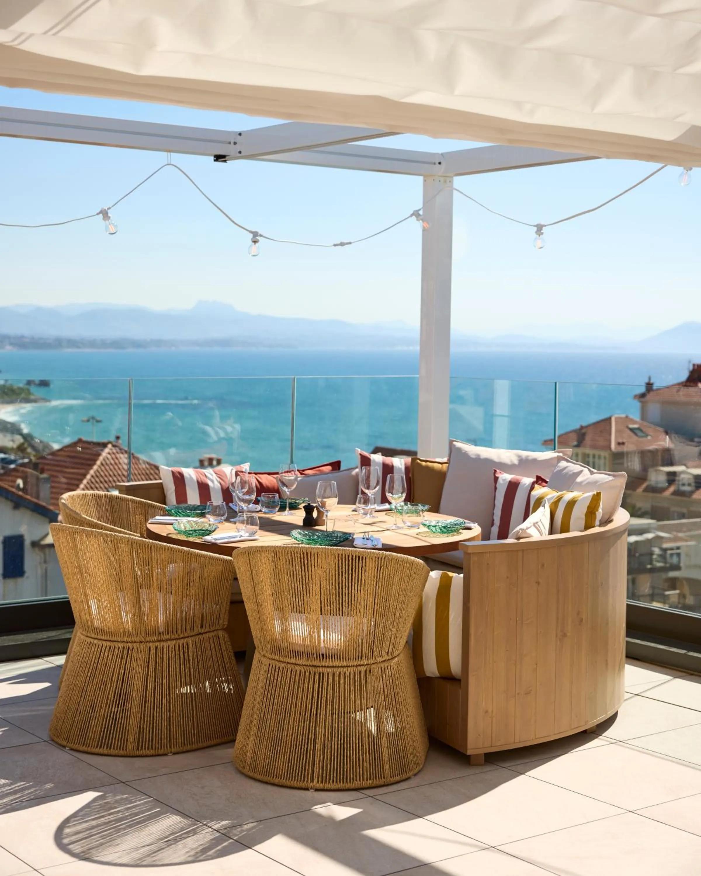 Patio in Le Talaia Hôtel & Spa Biarritz - MGallery Collection