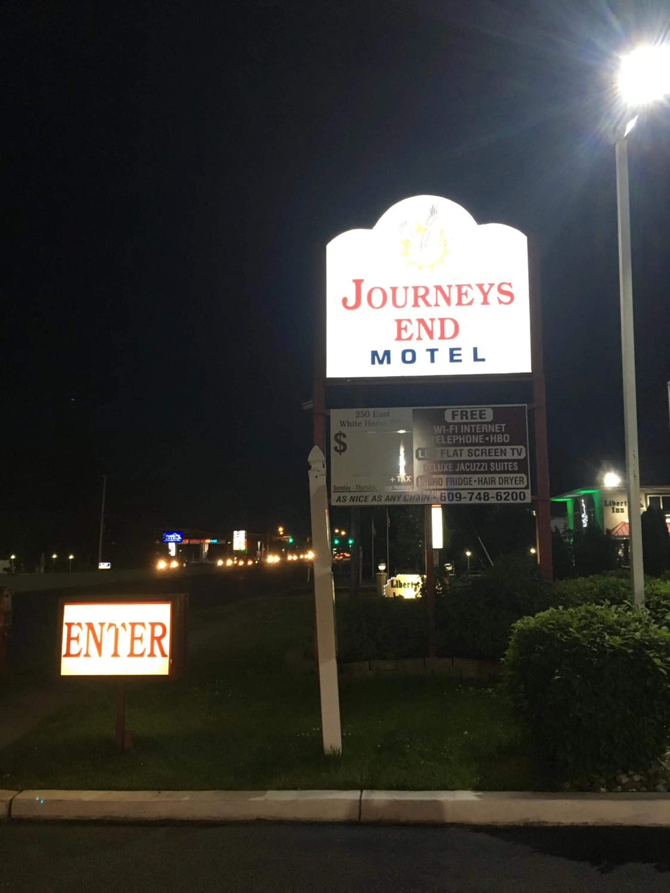 Property logo or sign in Journeys End Motel