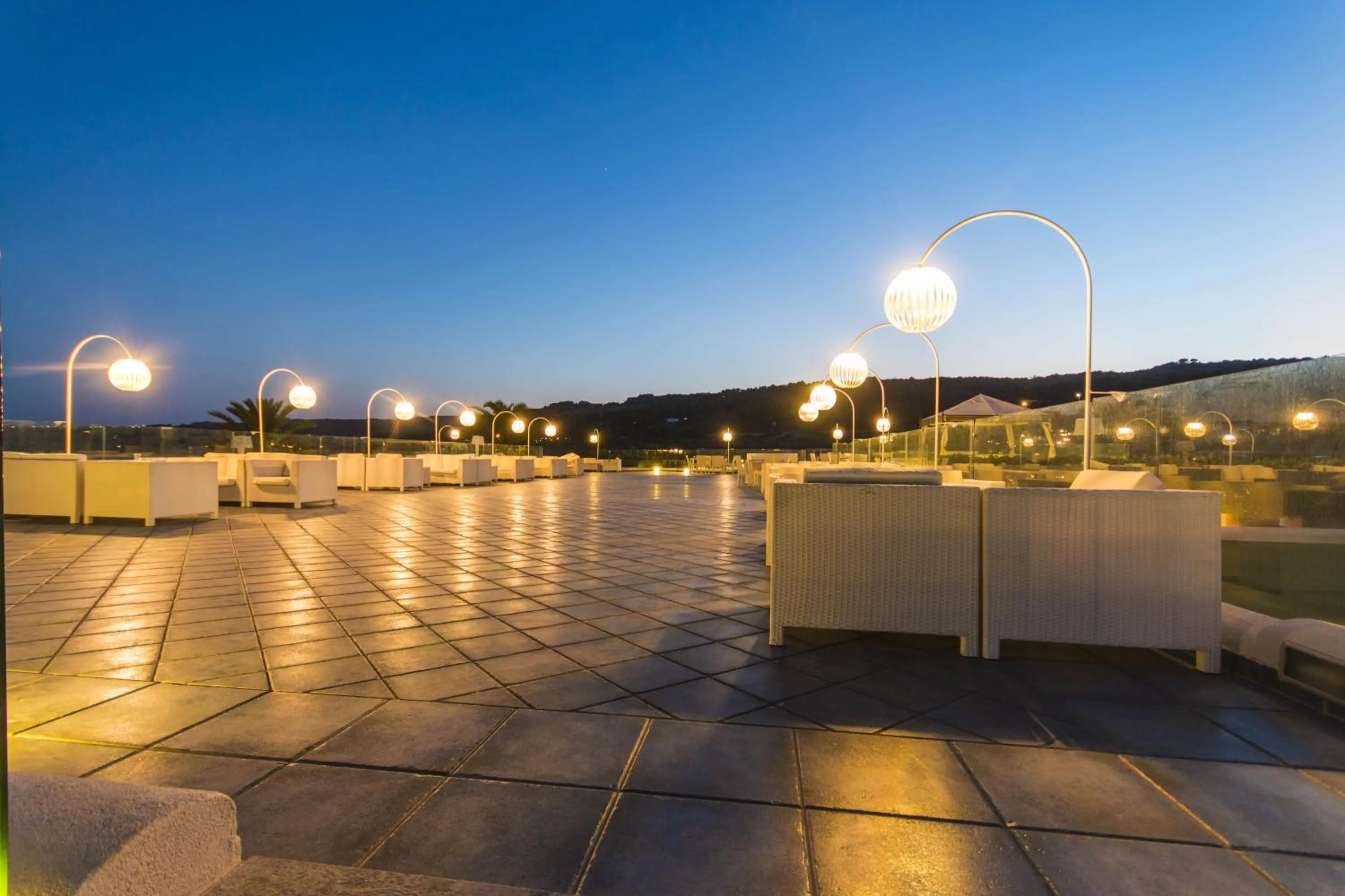 Patio in Augustus Resort