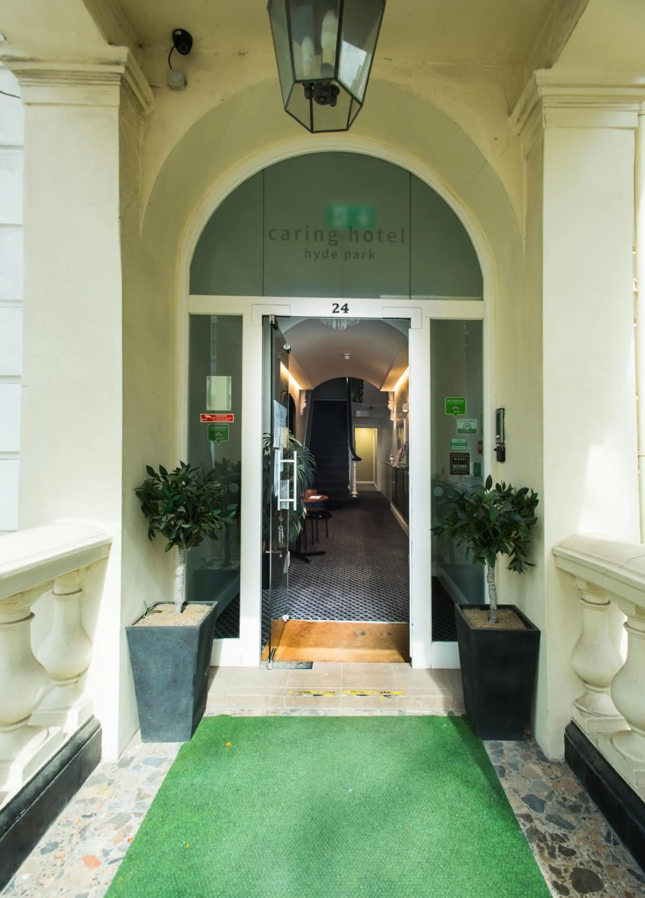 Property building in Caring Hotel