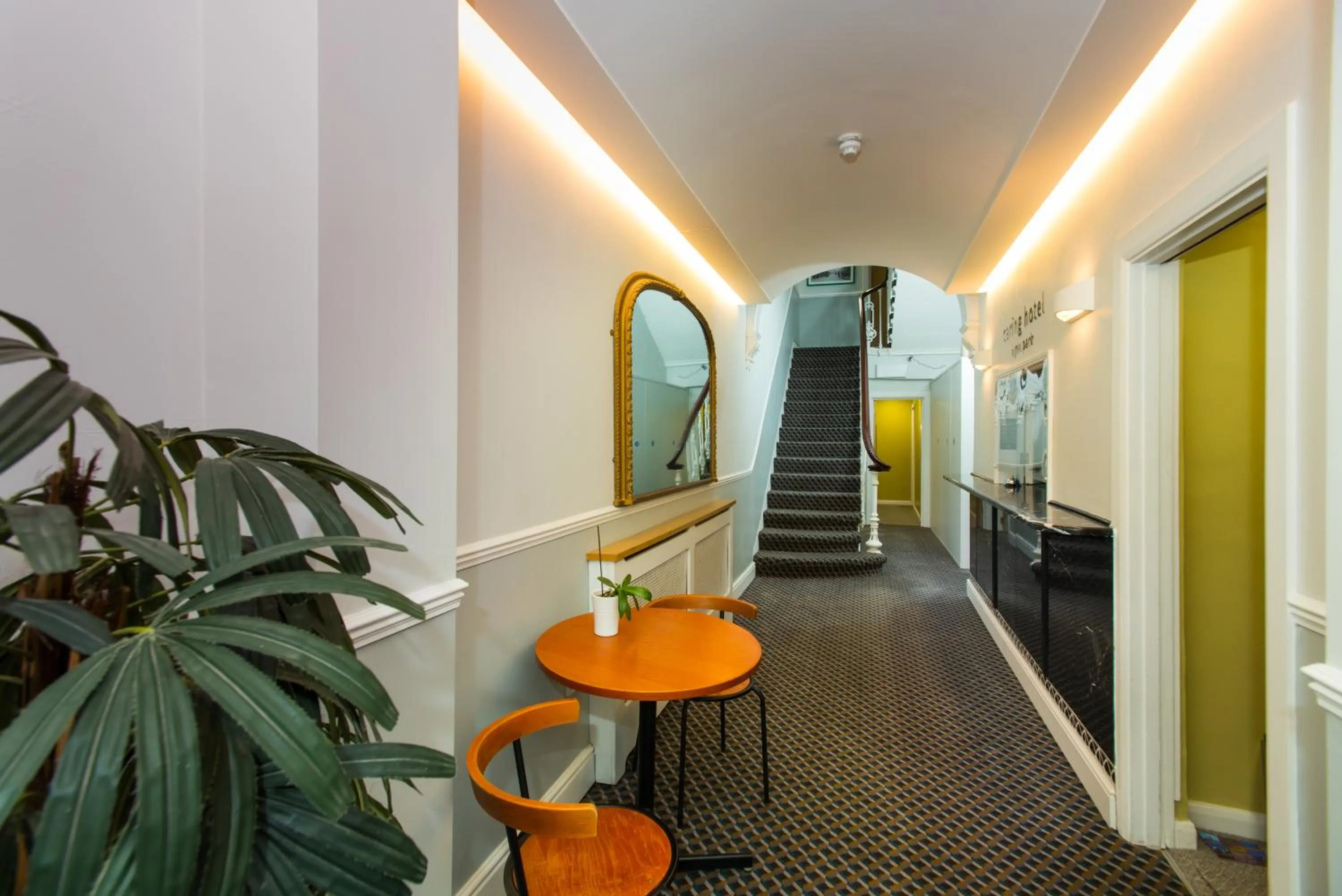 Lobby or reception in Caring Hotel