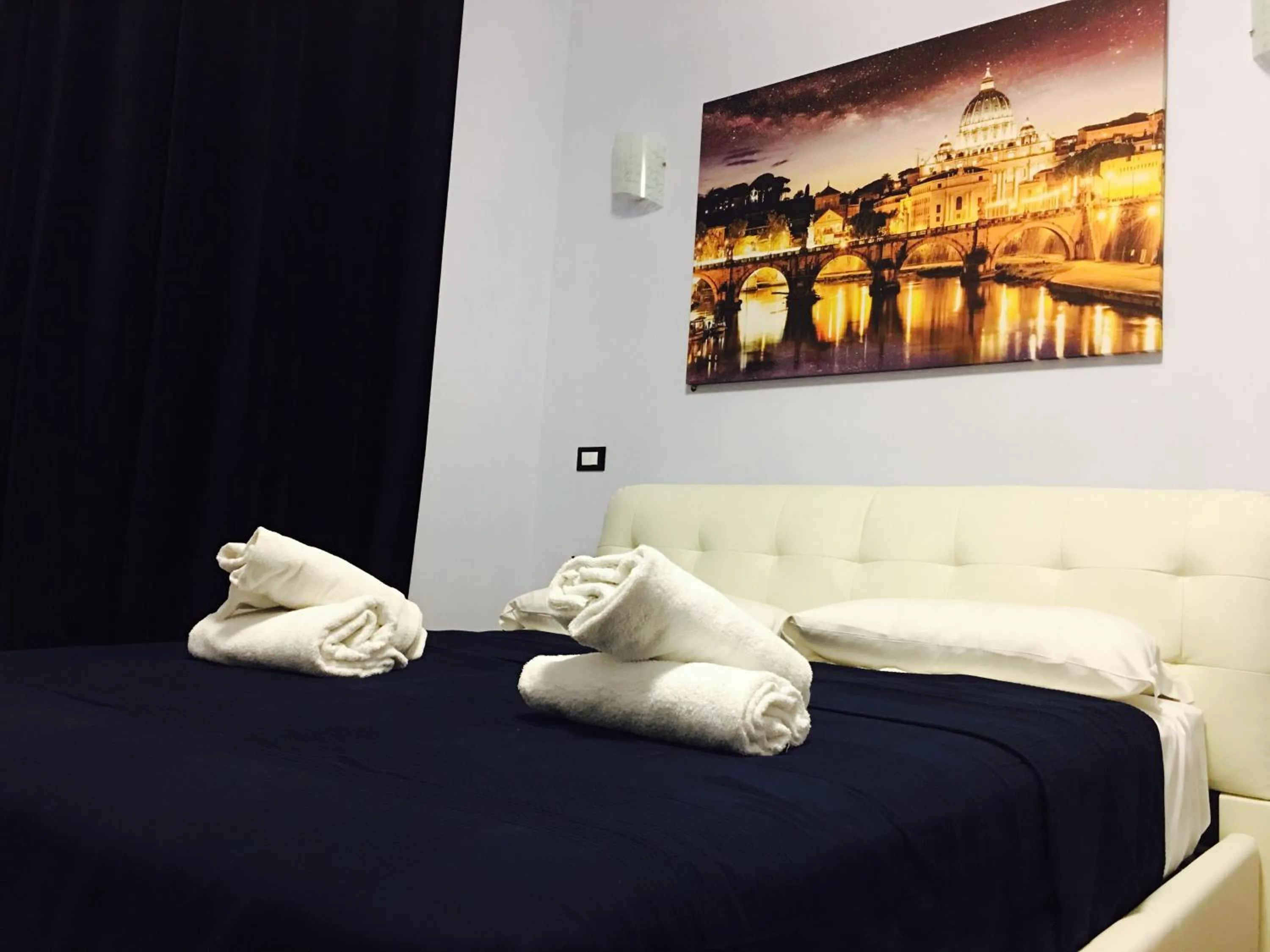 Bedroom, Bed in Favola Romana - Guest House