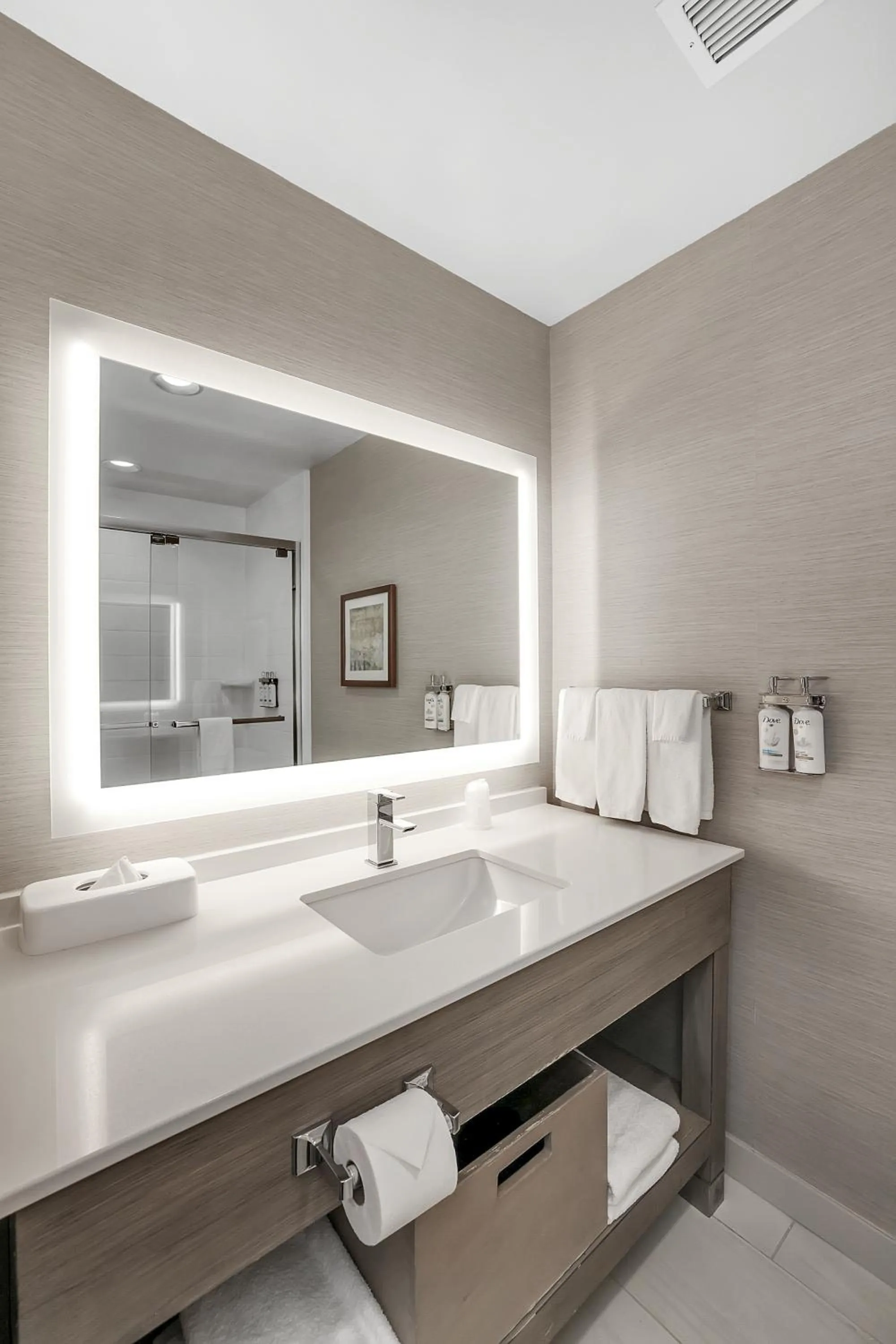 Bathroom, Bed in Holiday Inn - Nampa by IHG