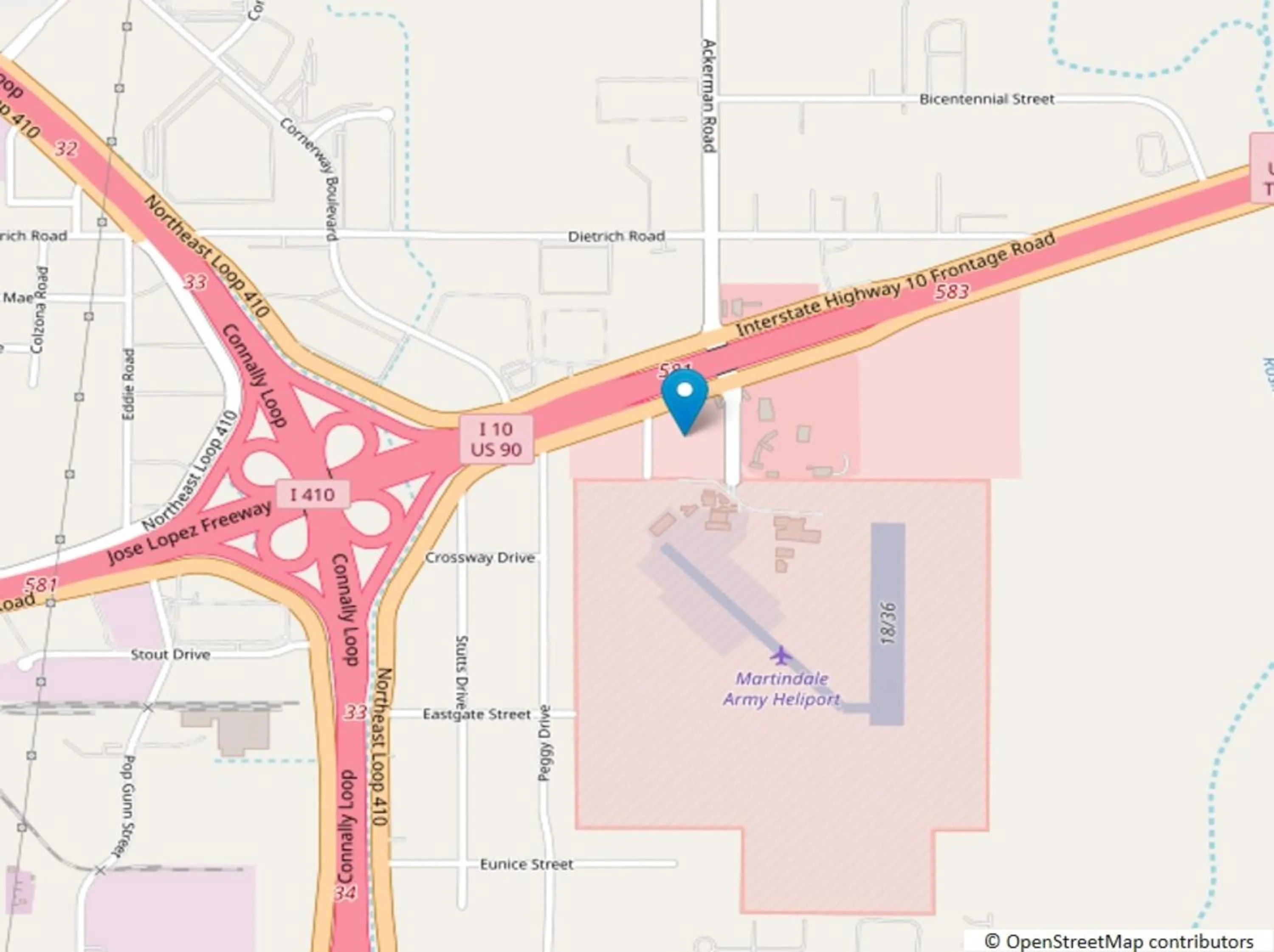 Bird's eye view, Floor Plan in OYO Hotel San Antonio East