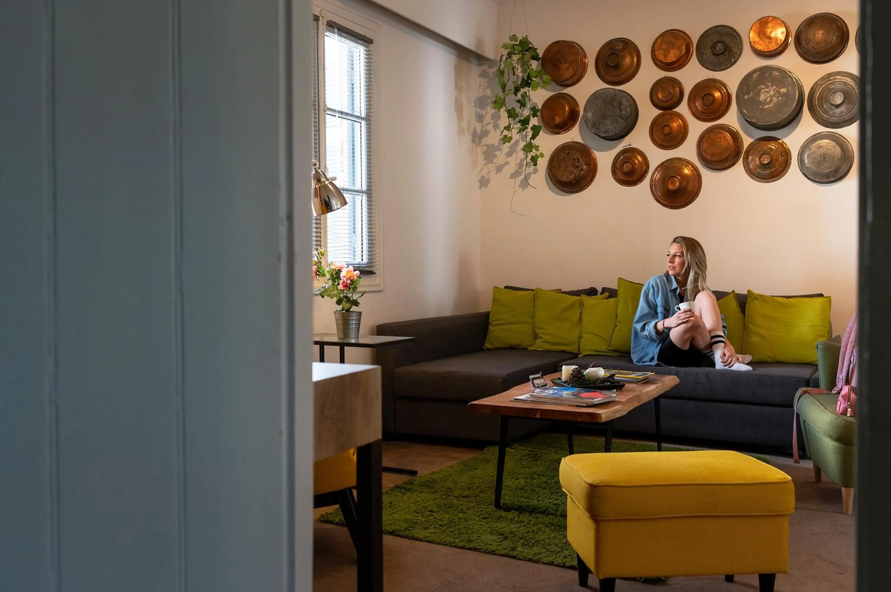 Seating area in City Cottage - Kalamata Villas