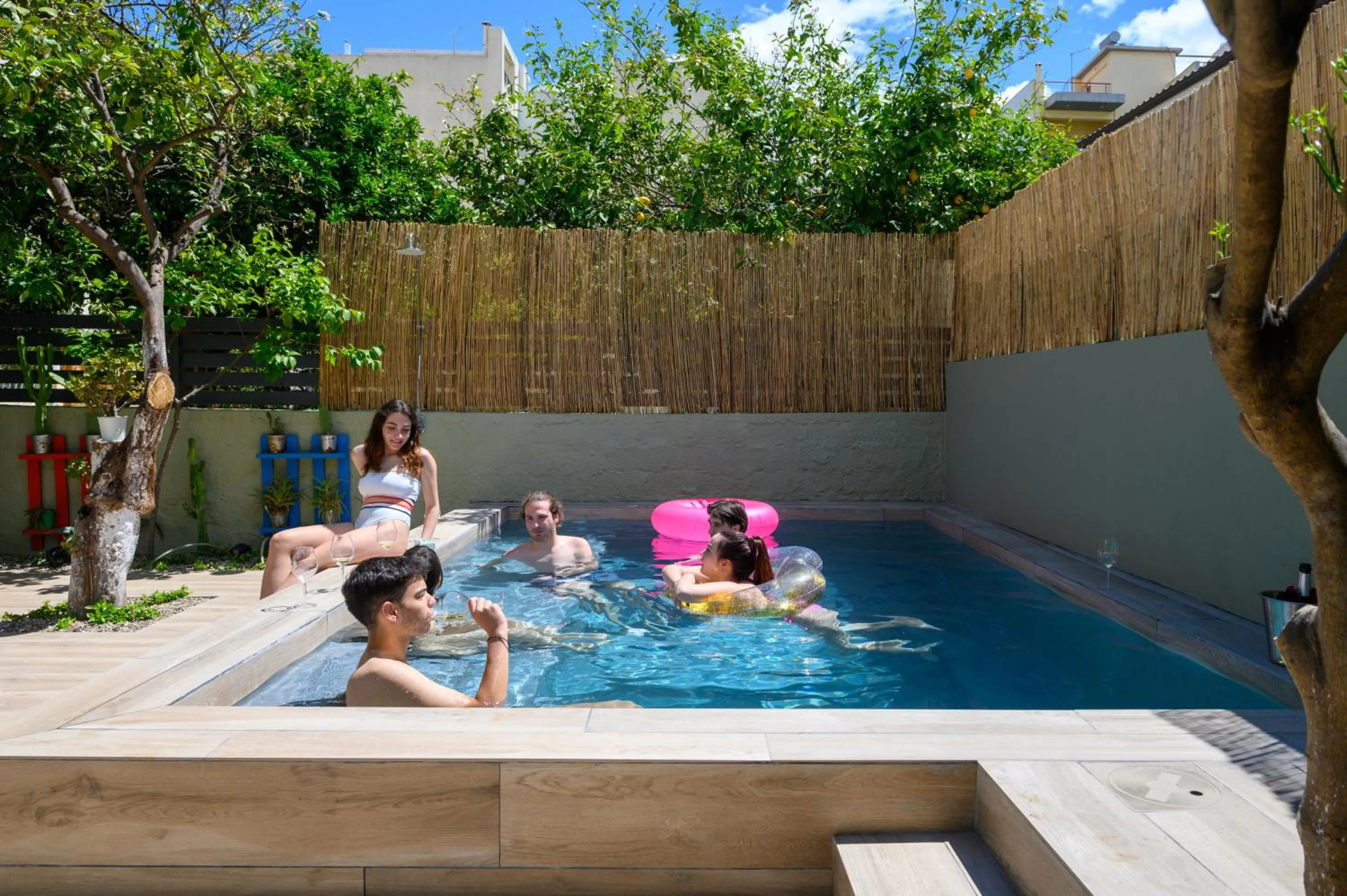 Swimming pool in City Cottage - Kalamata Villas