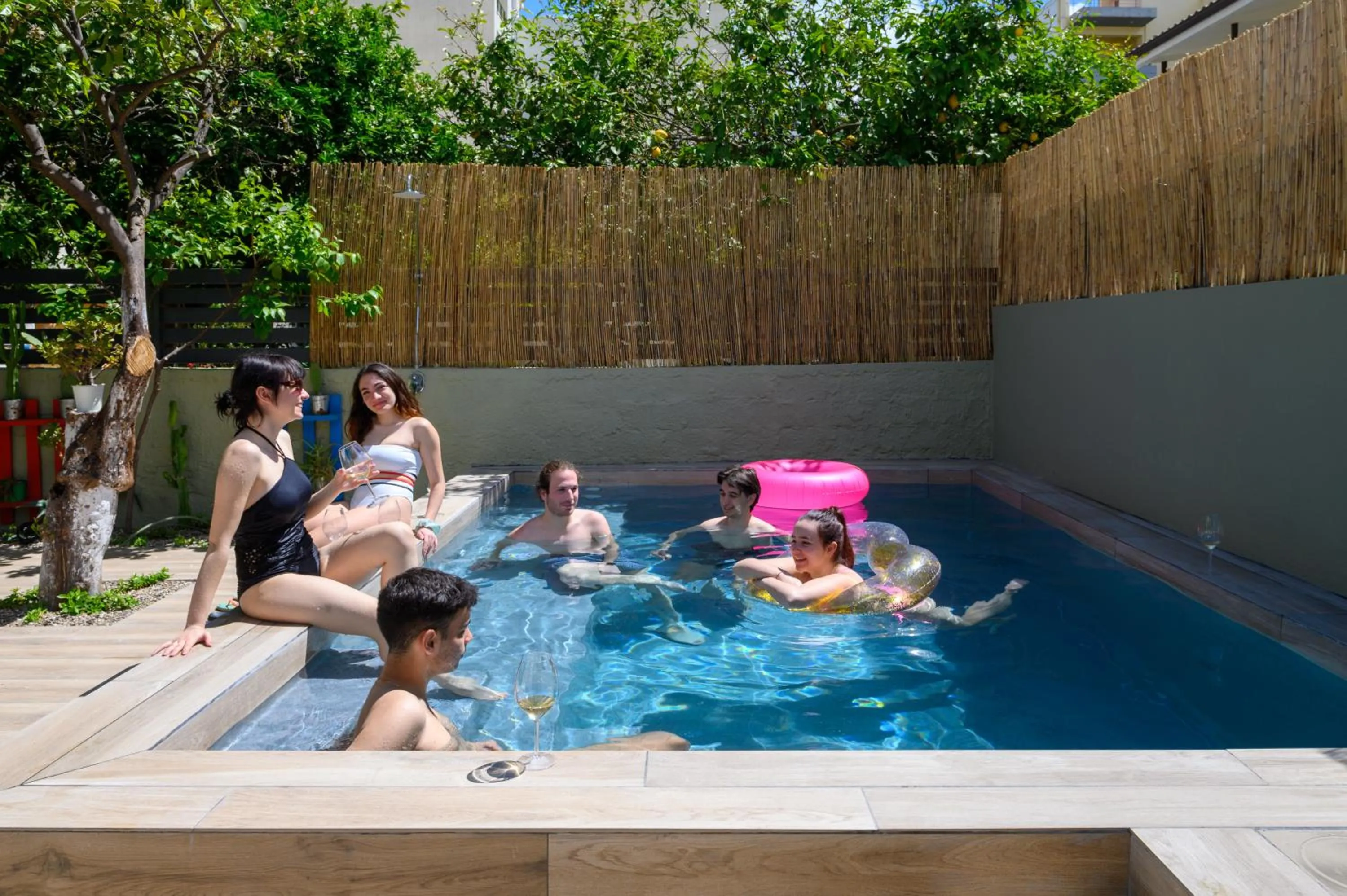 Swimming pool in City Cottage - Kalamata Villas