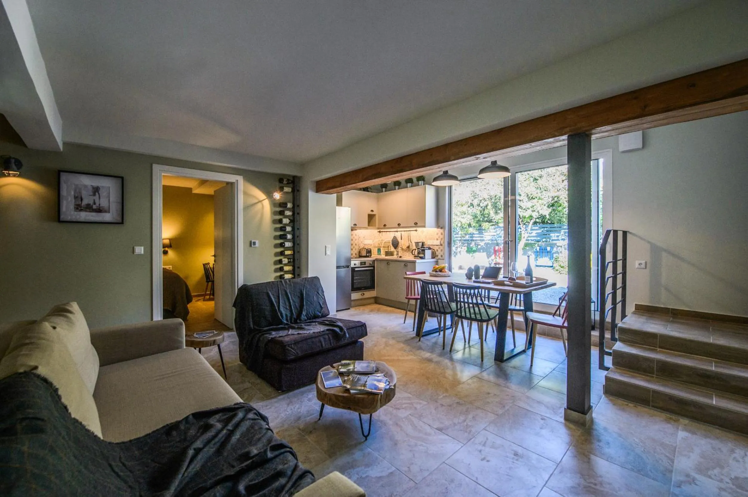 Living room in City Cottage - Kalamata Villas