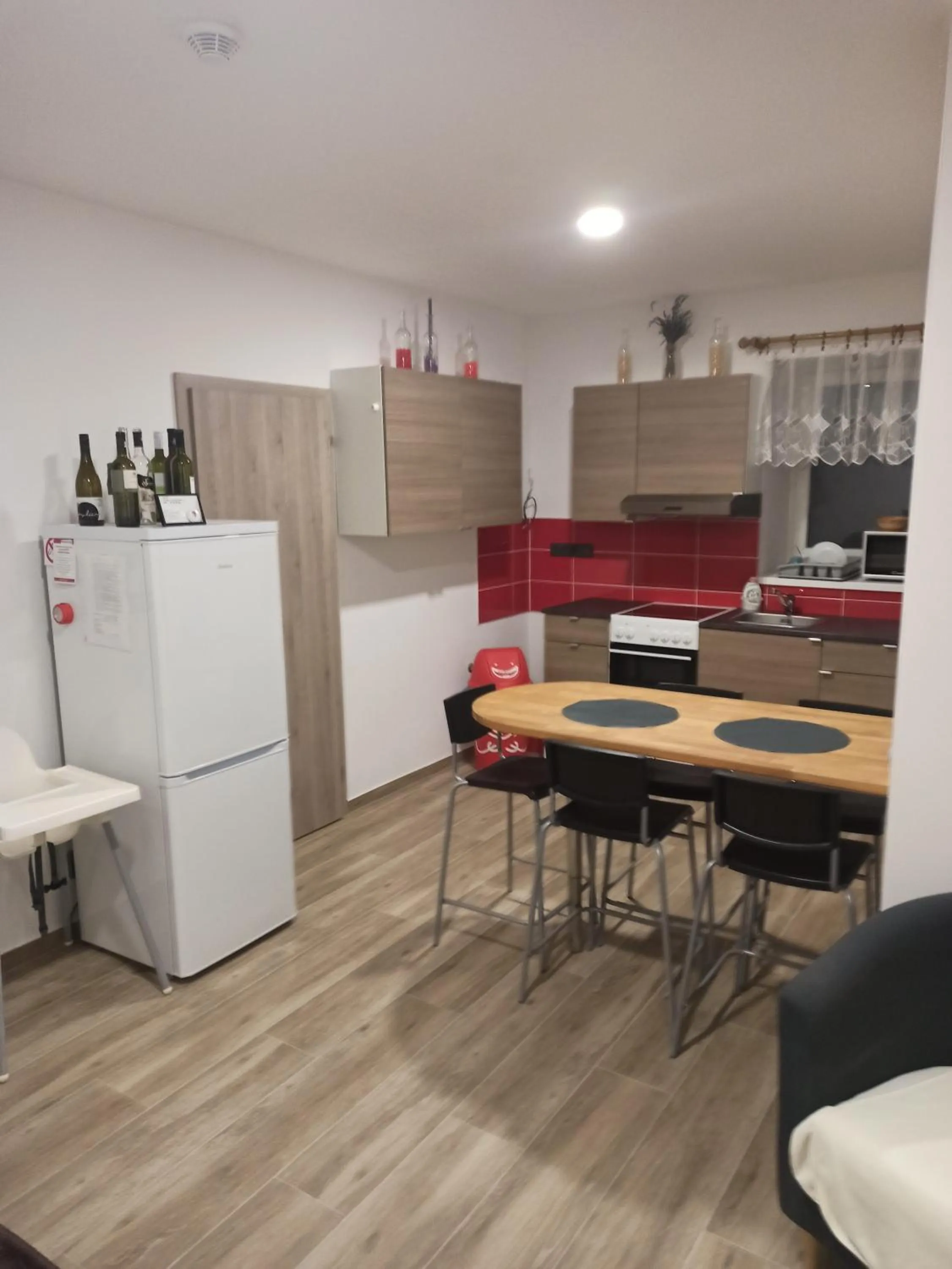 Communal kitchen in Ubytování Němčičky