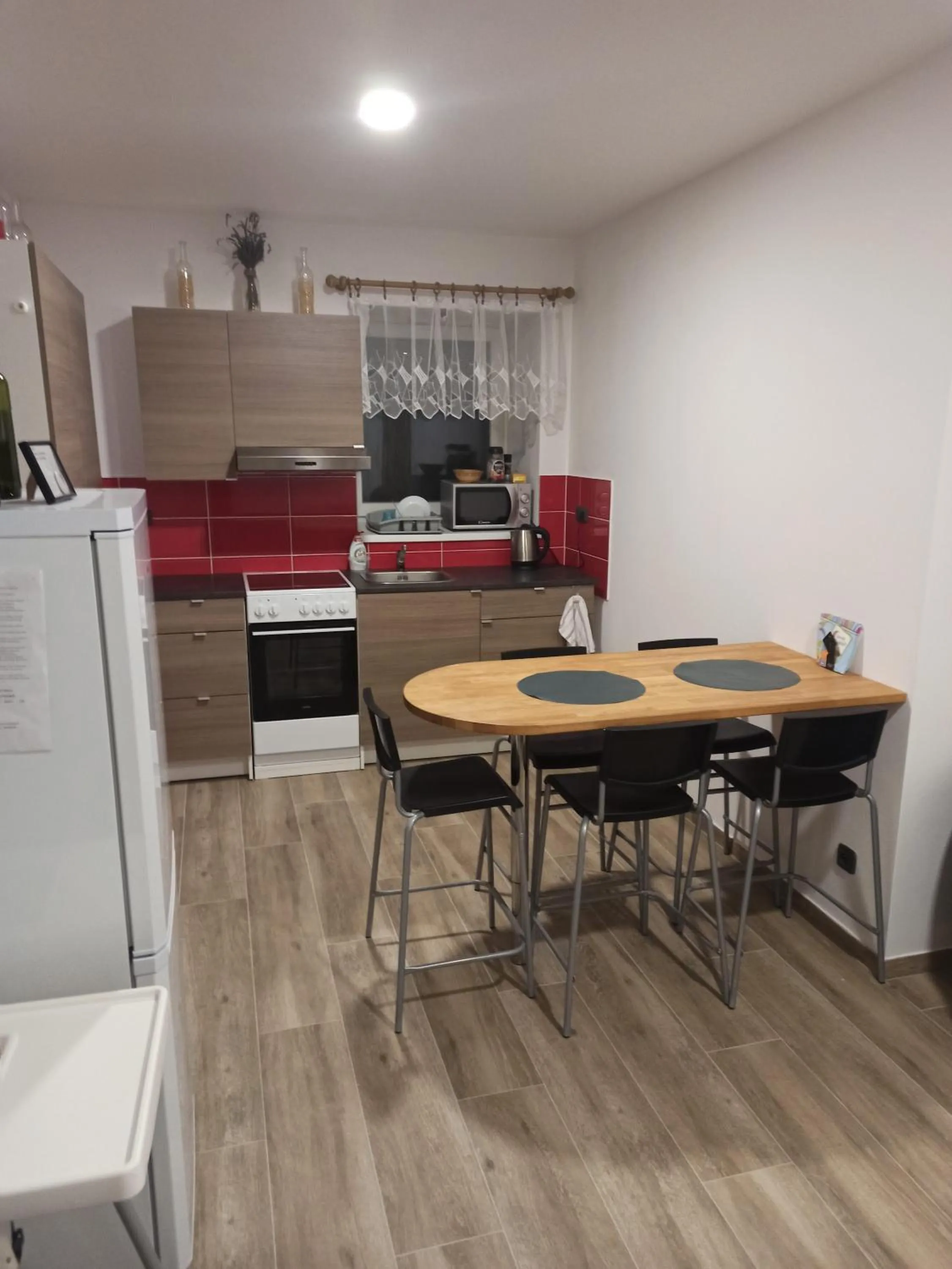 Communal kitchen in Ubytování Němčičky