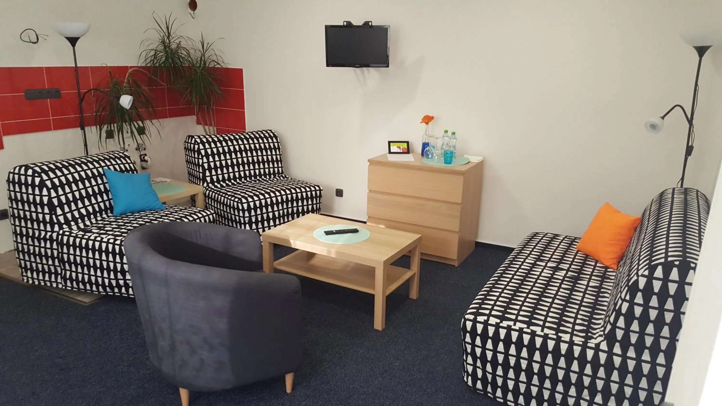 Living room in Ubytování Němčičky