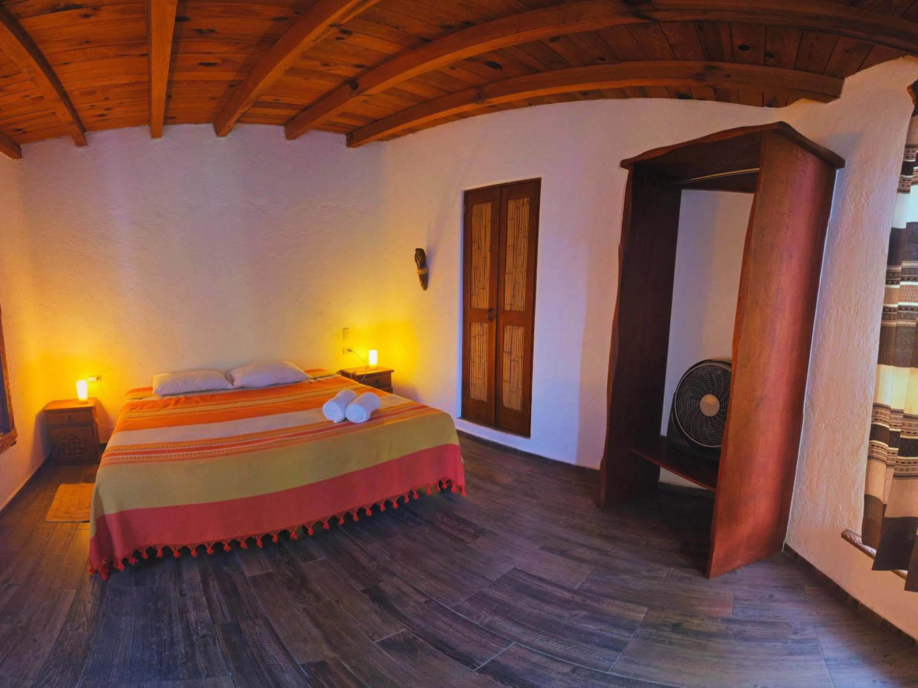 Bed in Cabañas el Nido de la Huilota